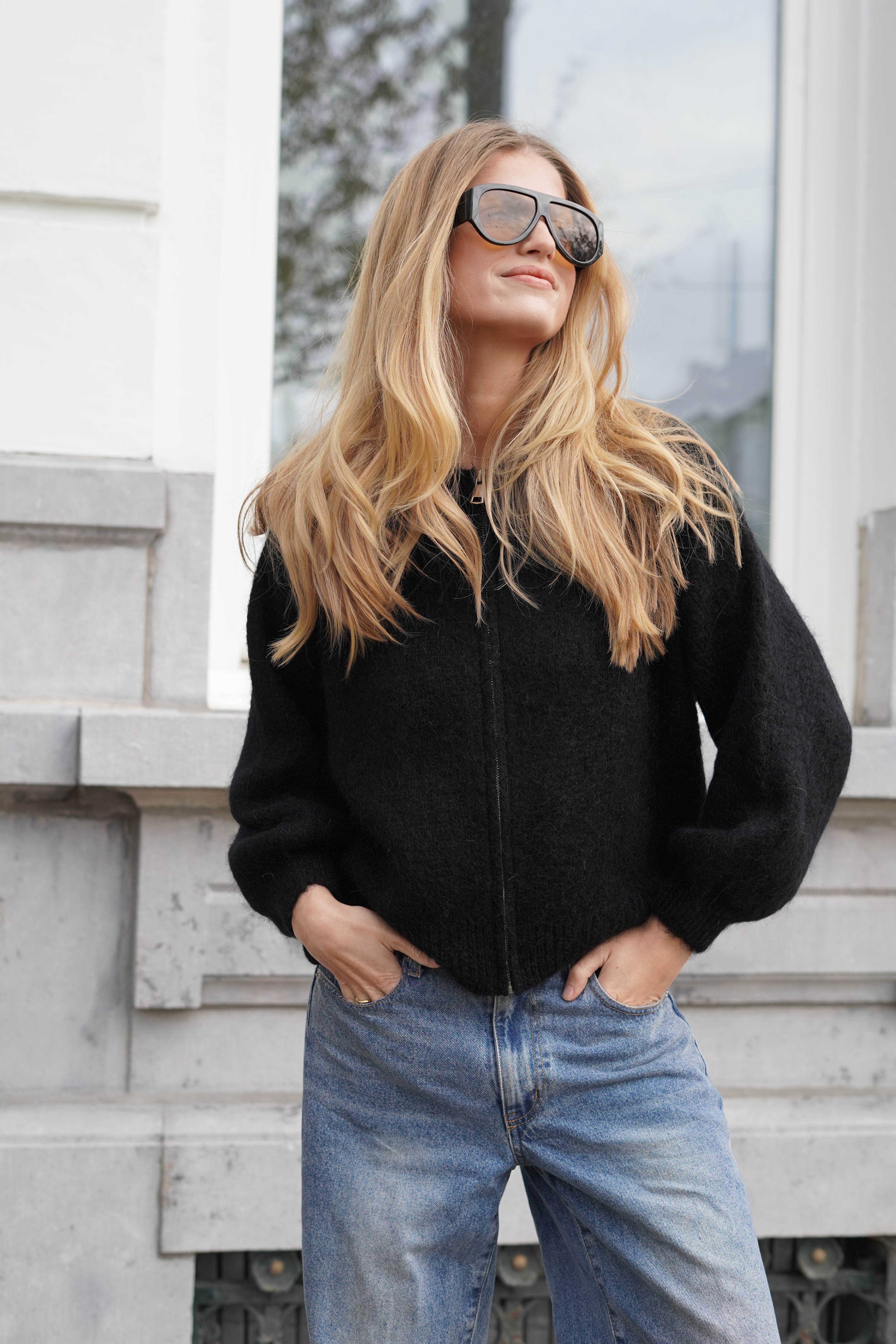 Odette Bomber Black