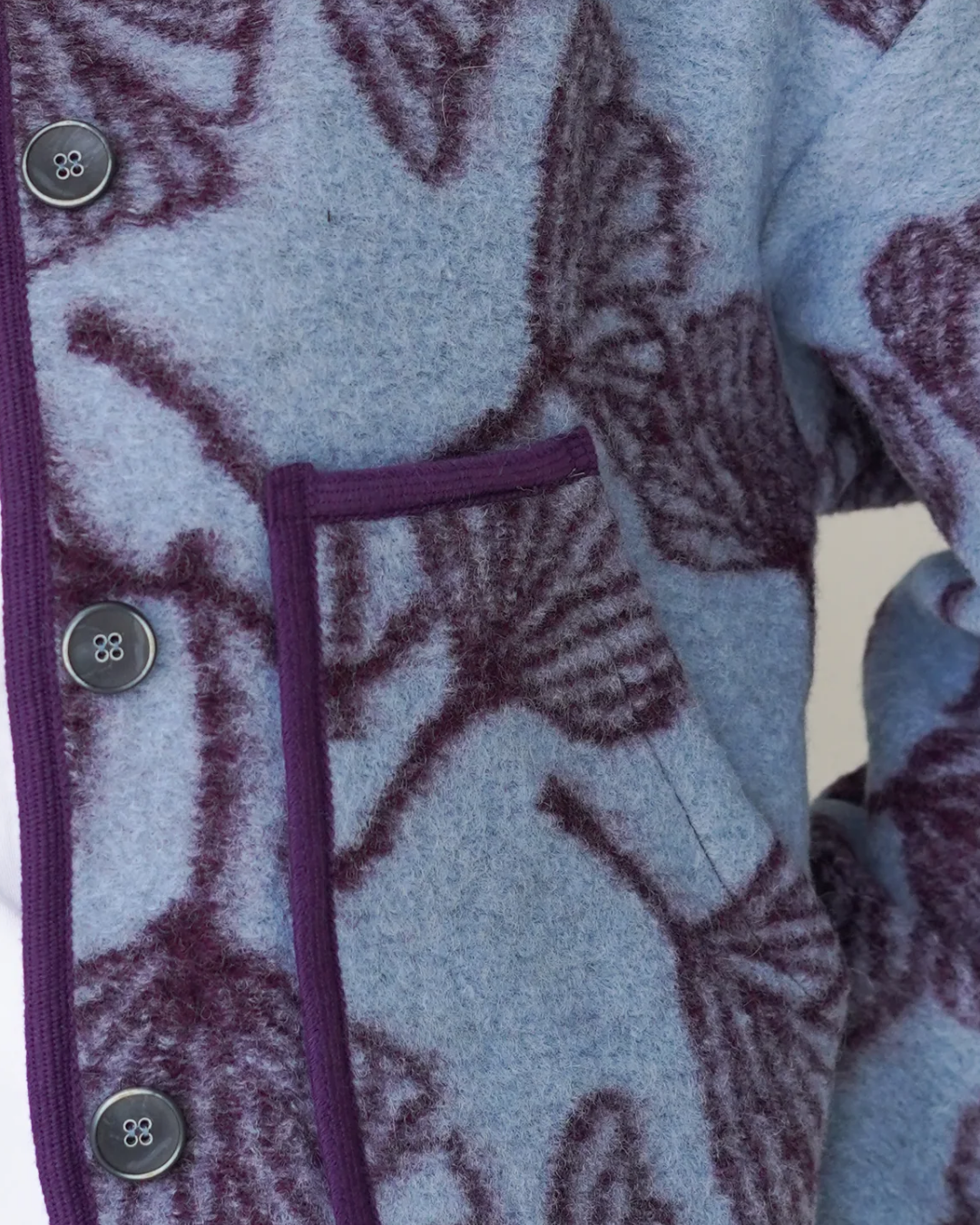 Audrey Jacket Pastel Blue / Burgundy-zoom-6