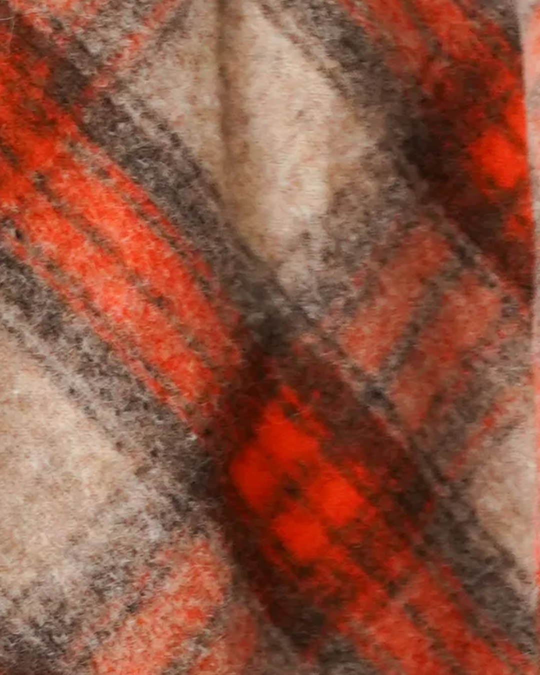 Mona Poncho Beige / Orange-zoom-6