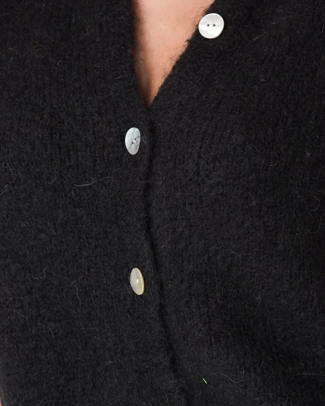 Bea Cardigan Sleeveless Black-zoom-6