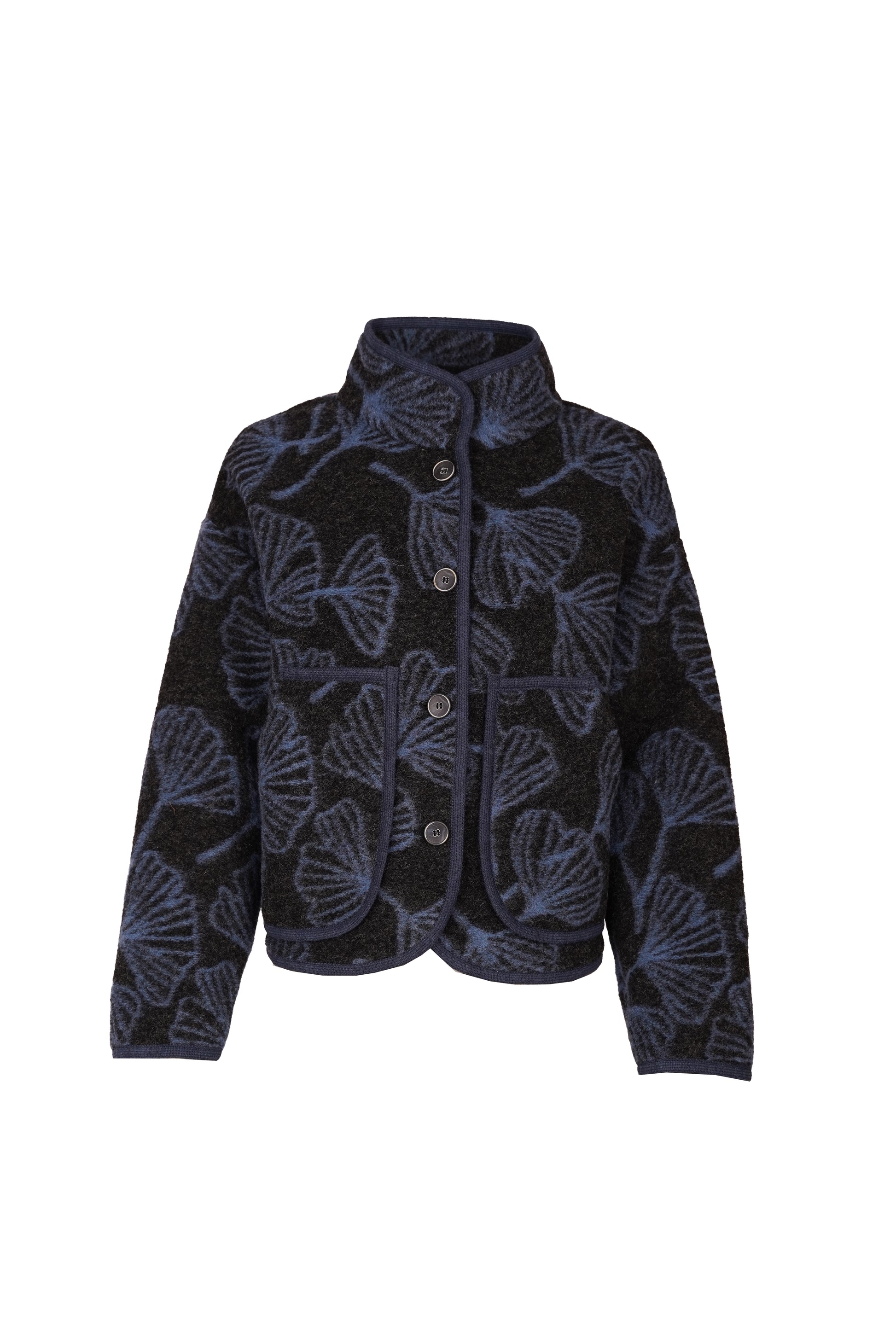Audrey Jacket Grey / Blue-5