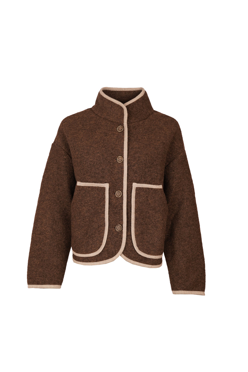 Audrey Jacket Chocolate-zoom-