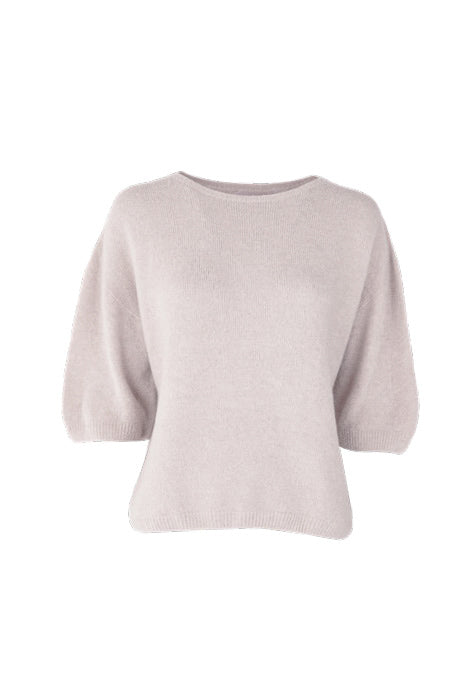 Annabelle Pullover Short Sleeve Off White-zoom-