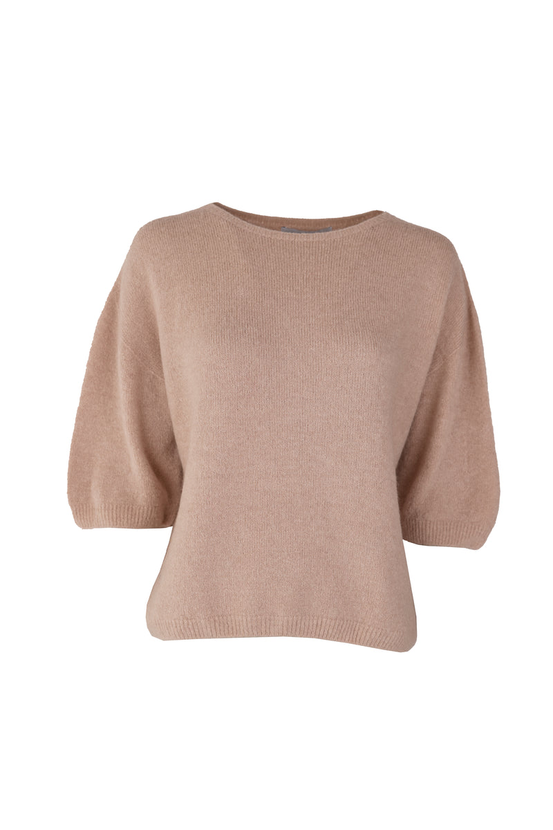 Annabelle Pullover Short Sleeve Sand-zoom-