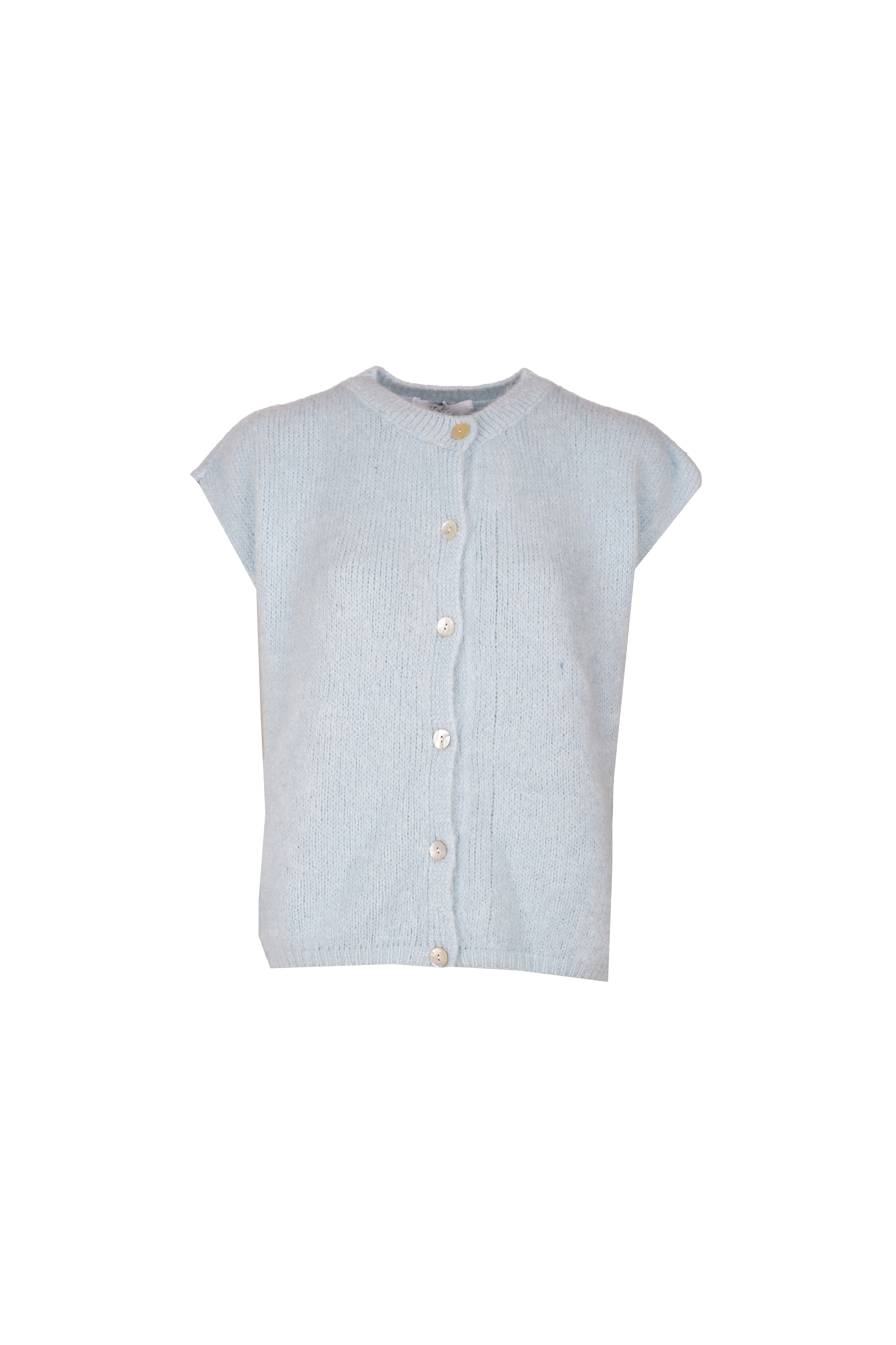Bea Cardigan Sleeveless Pastel Blue-zoom-7