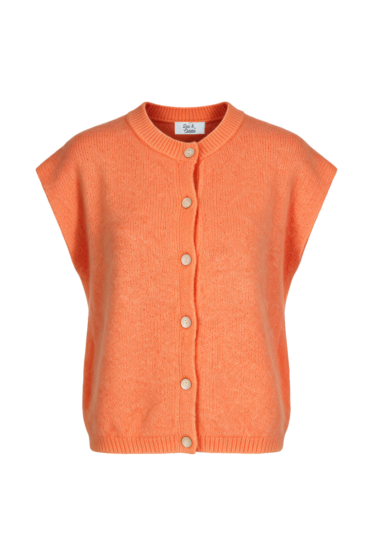 Bea Cardigan Sleeveless Orange-8