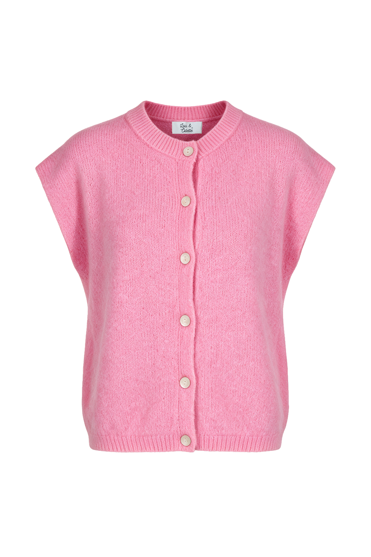 Bea Cardigan Sleeveless Candy Pink-9