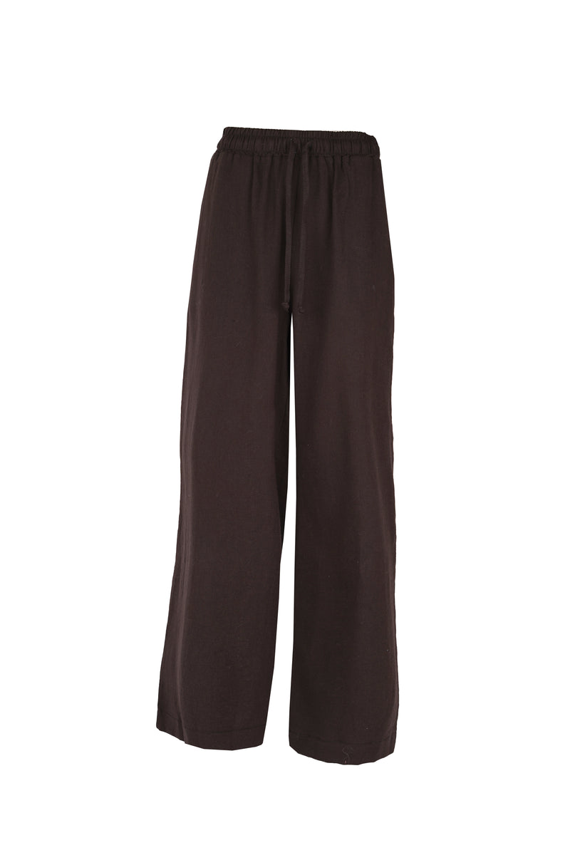 Billie Linen Pants Black-zoom-