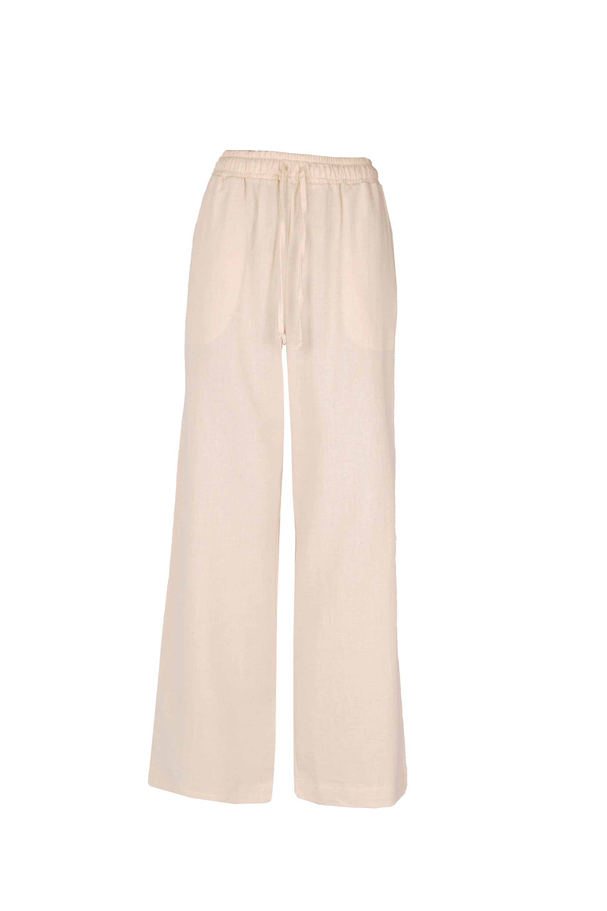 Billie Linen Pants Off White-6