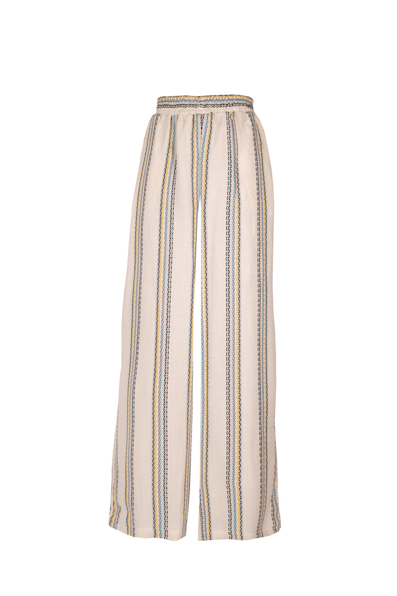 Camille Zigzag Striped Pants-zoom-