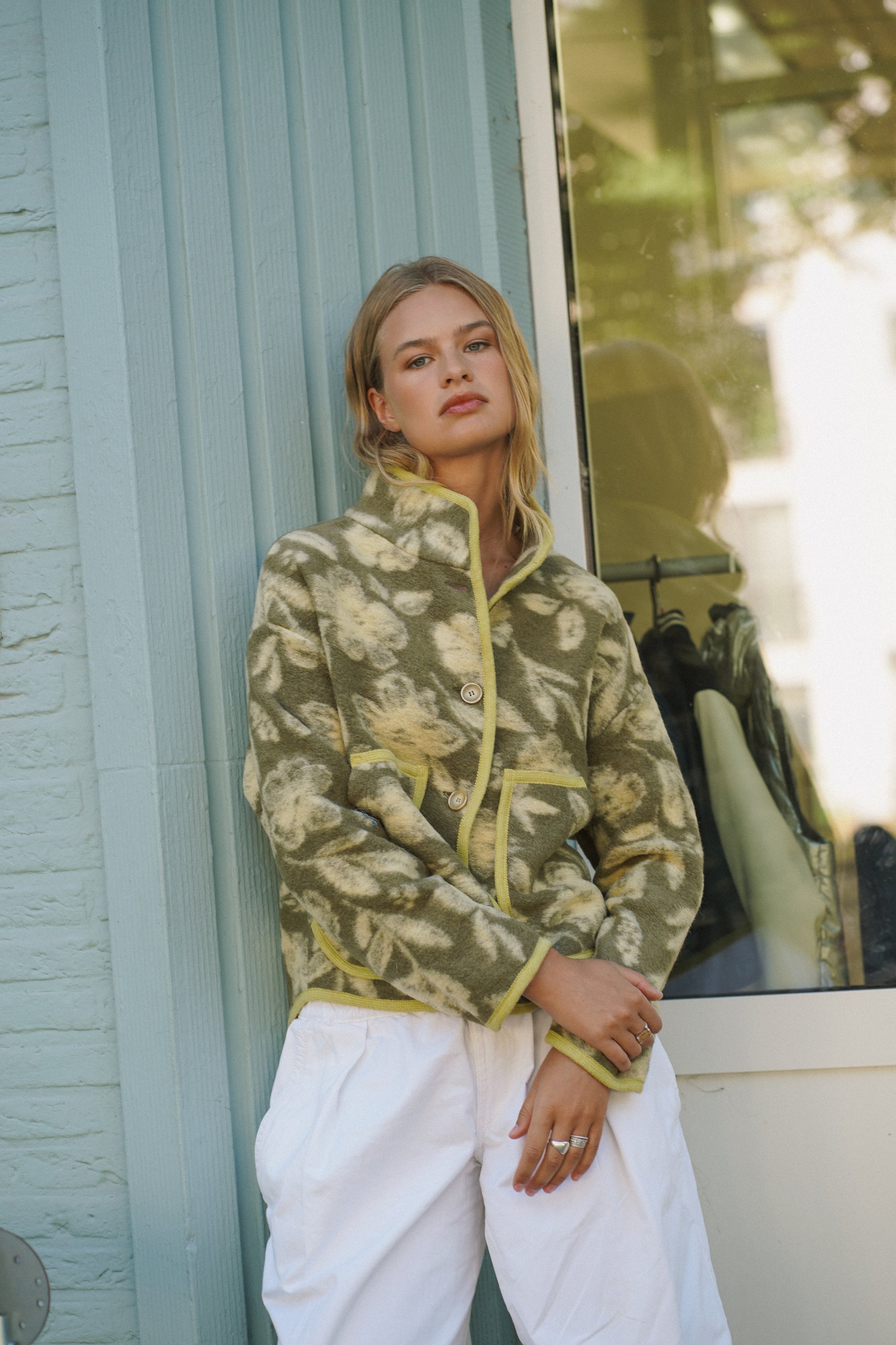 Audrey Jacket Kakhi / Yellow-2