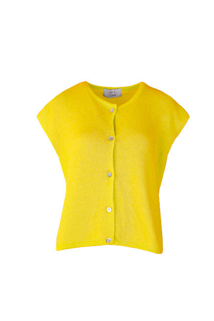 Demi Sleeveless Round Neck Yellow-6