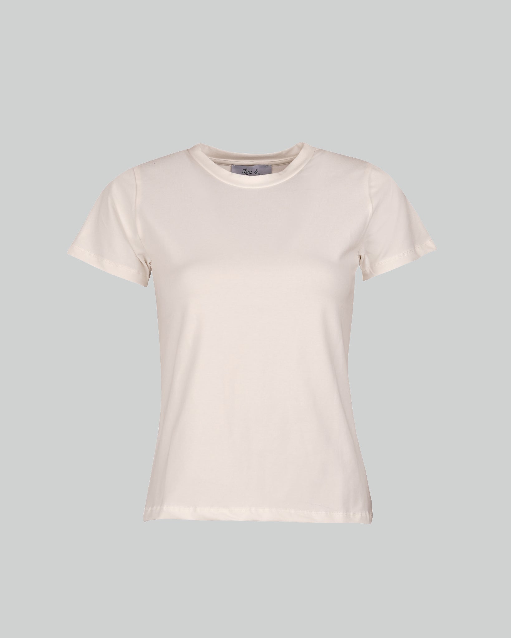 Hanna T-Shirt Round Neck Off White