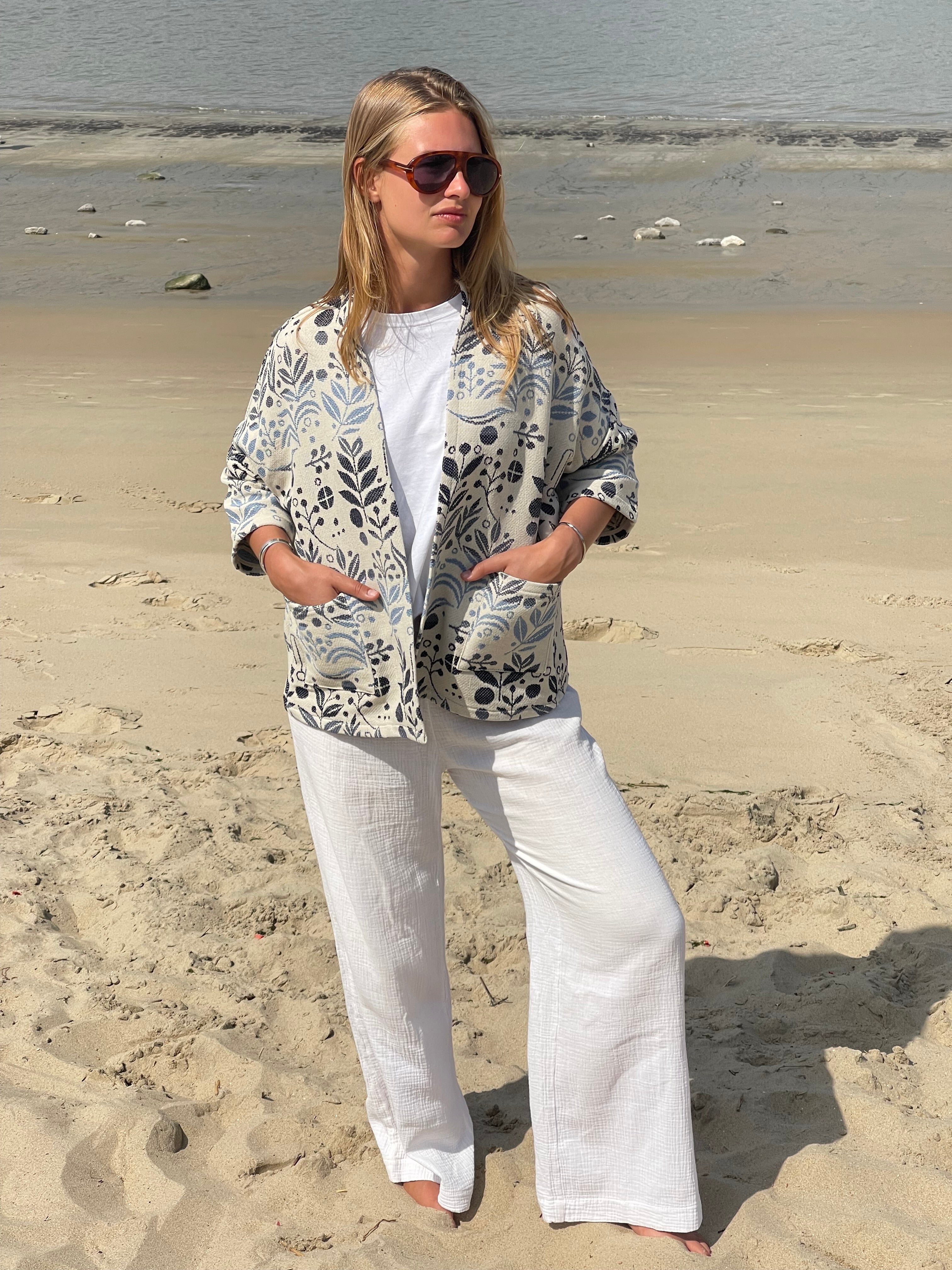 Lily Jacquard Kimono Blue-zoom-6
