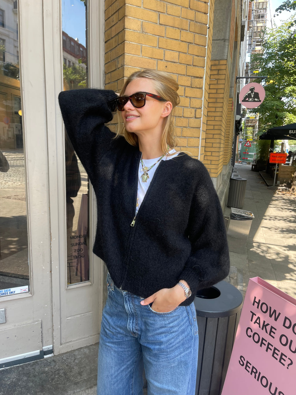 Odette Bomber Black