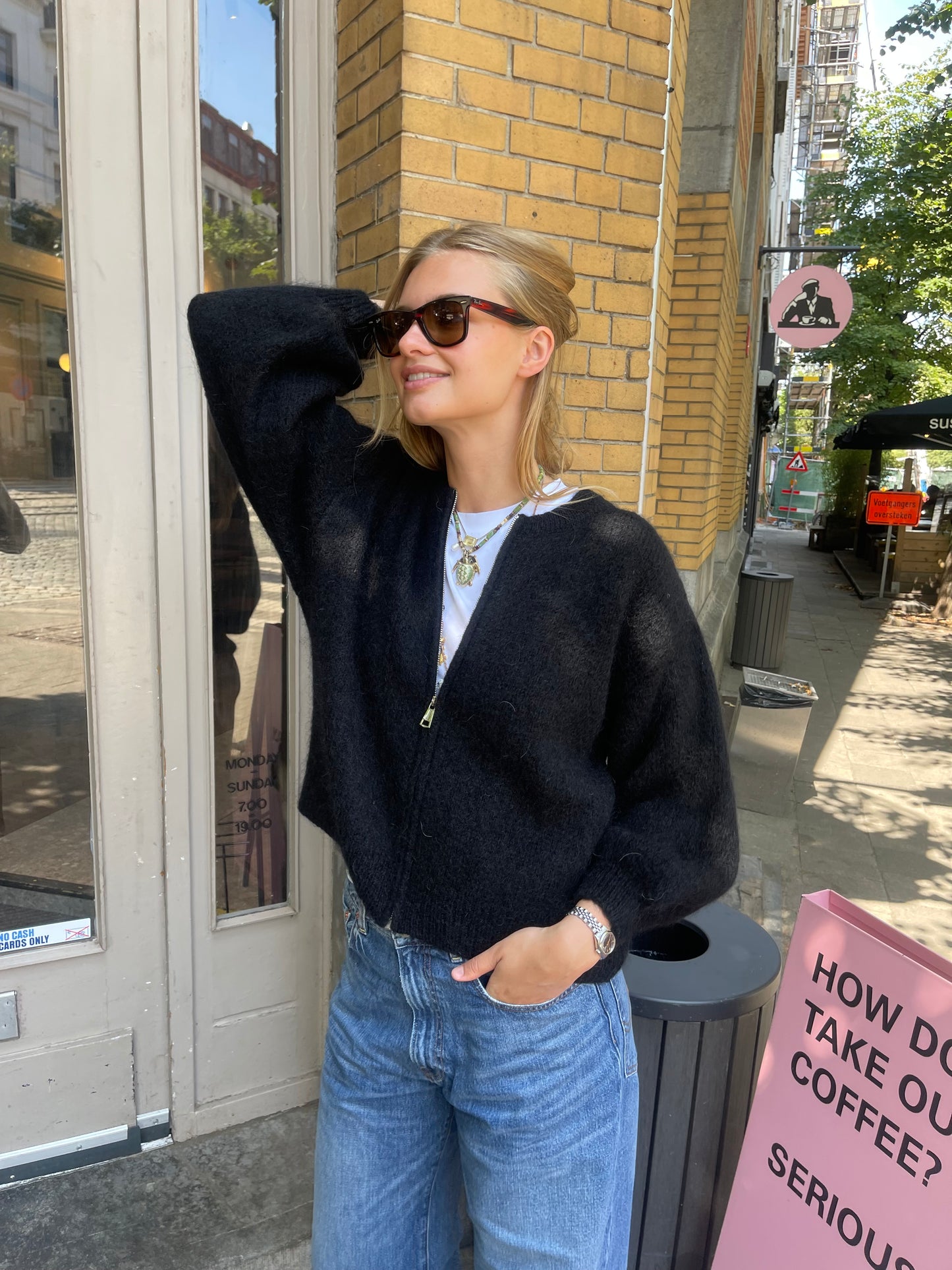 Odette Bomber Black