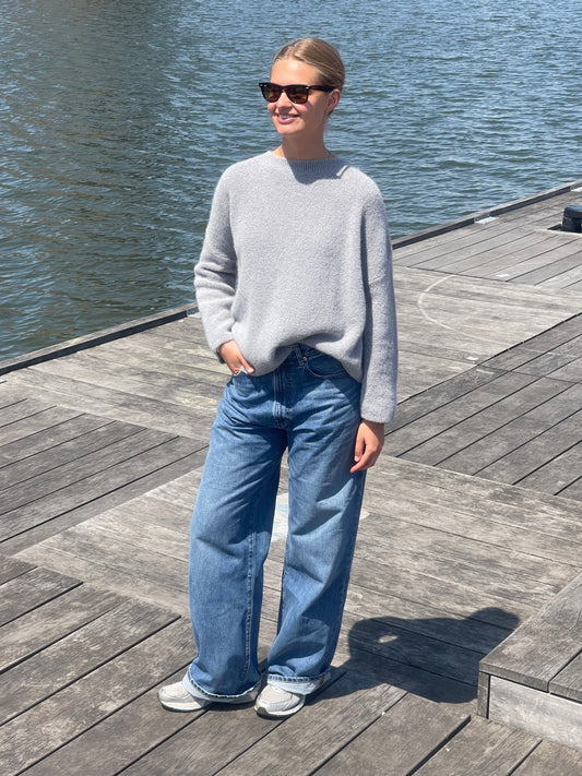 Caro Crew Neck Pullover Grey