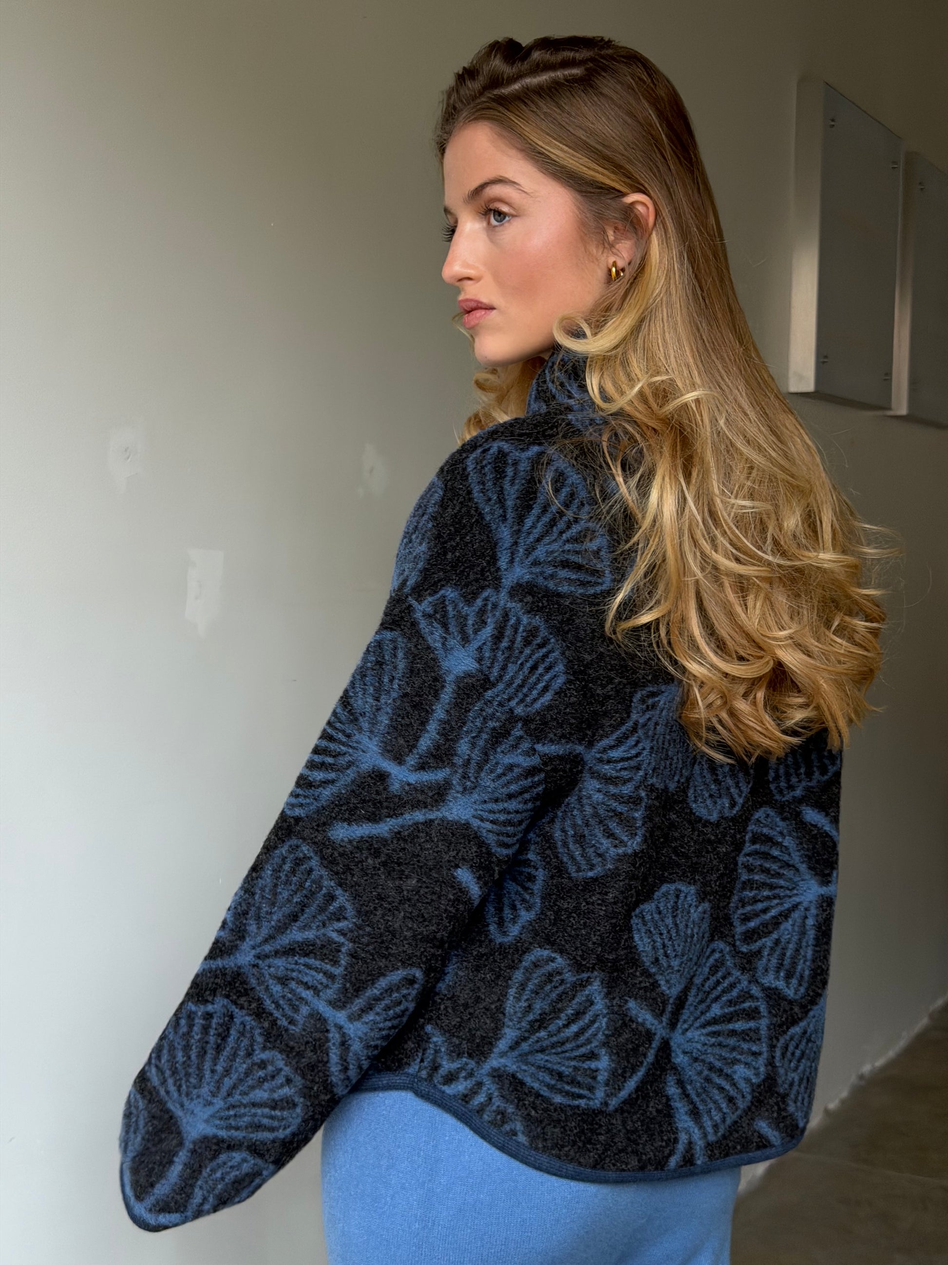 Audrey Jacket Grey / Blue-1