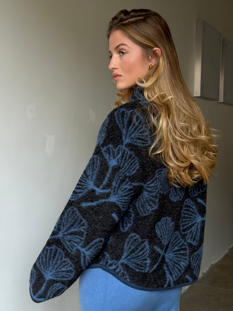 Audrey Jacket Grey / Blue-zoom-