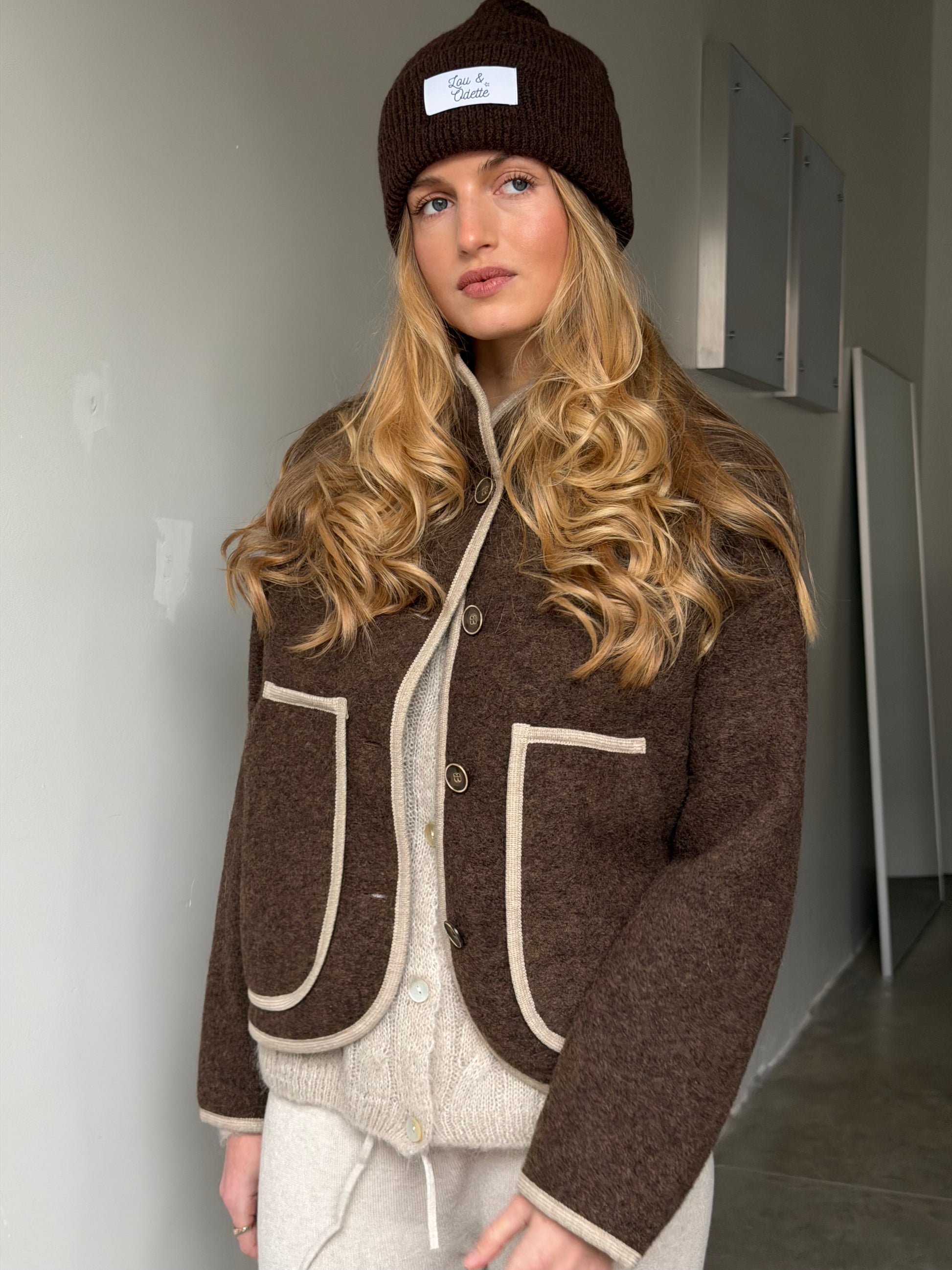 Audrey Jacket Chocolate-3