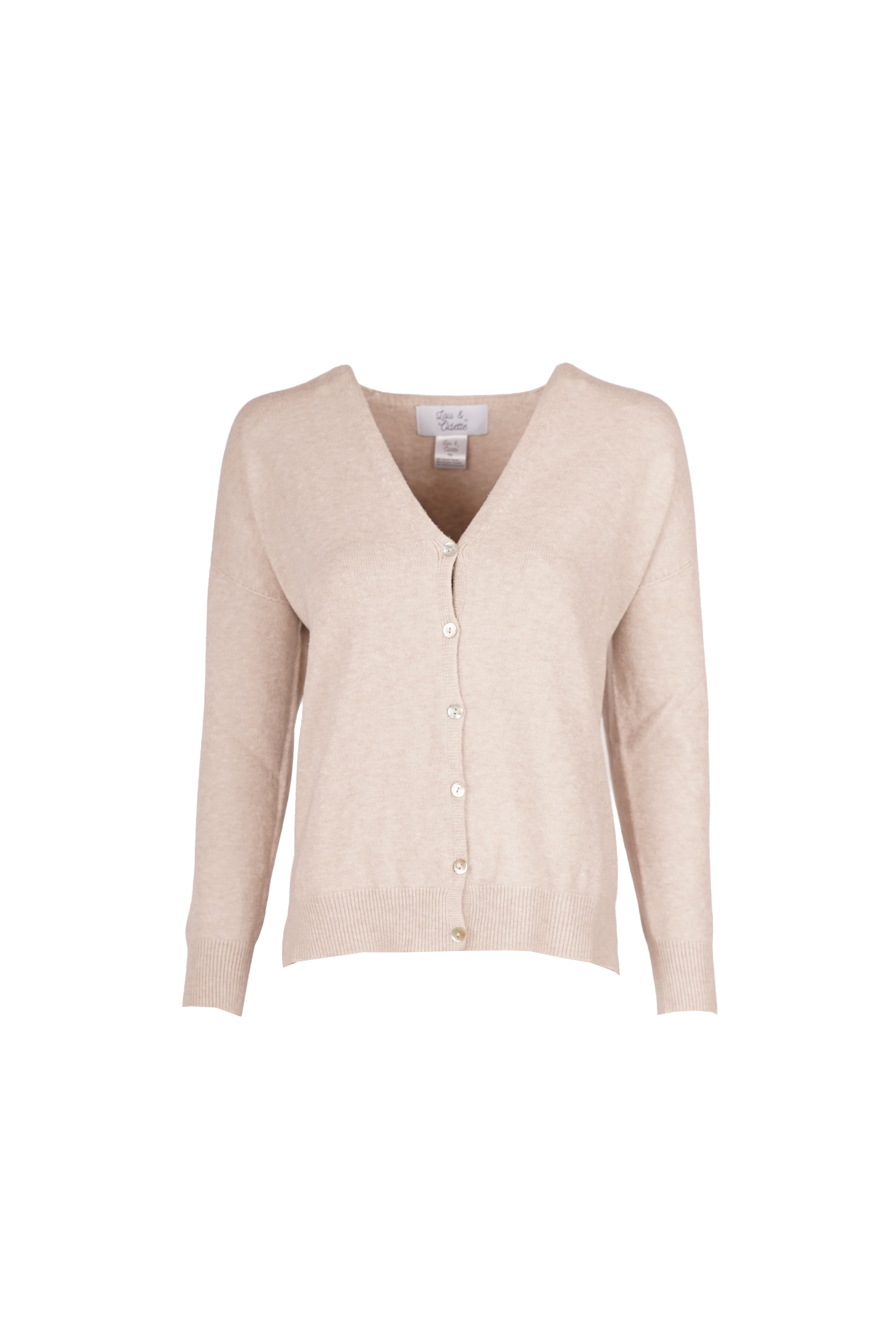 Jessica Cardigans With Buttons Sand-zoom-7