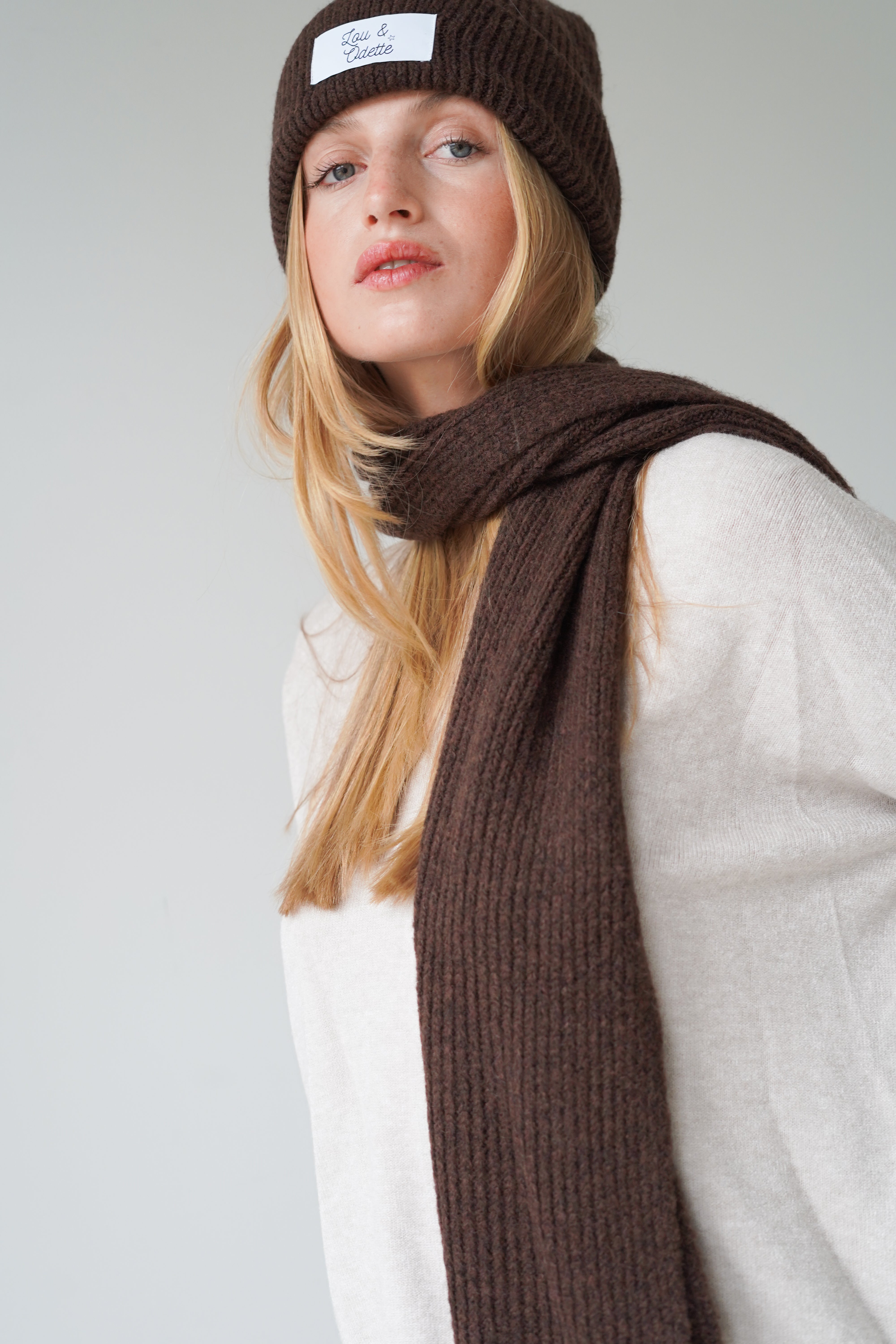 Juliette Scarf Chocolate