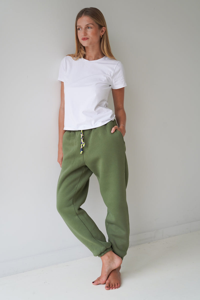 Brigitte Jogging Pants Kakhi-zoom-