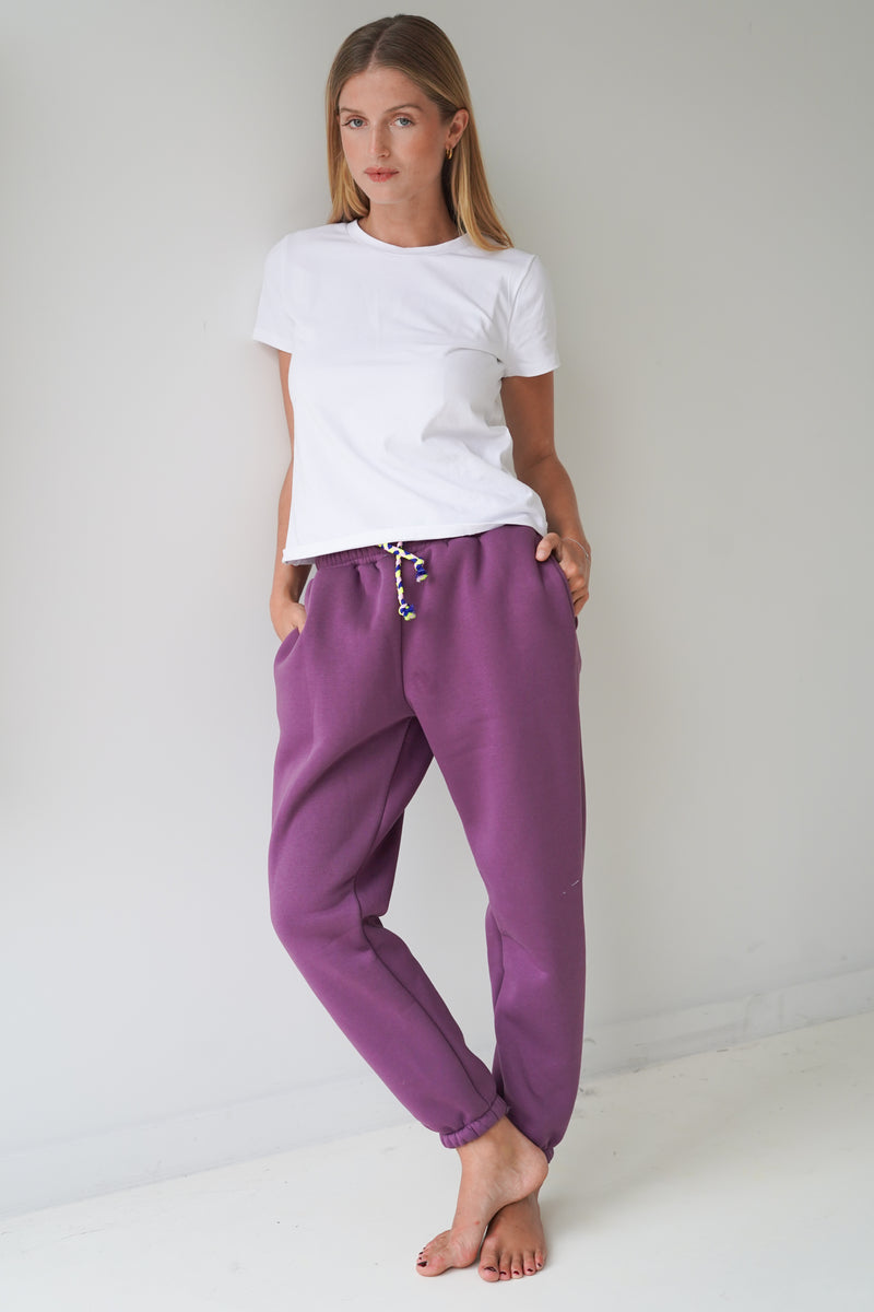 Brigitte Jogging Pants Purple-zoom-