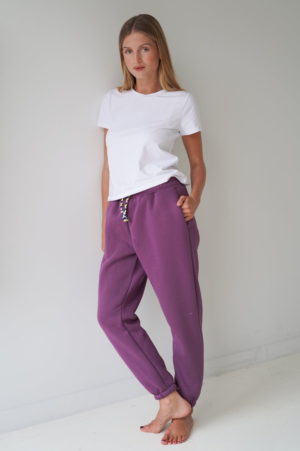 Brigitte Jogging Pants Purple