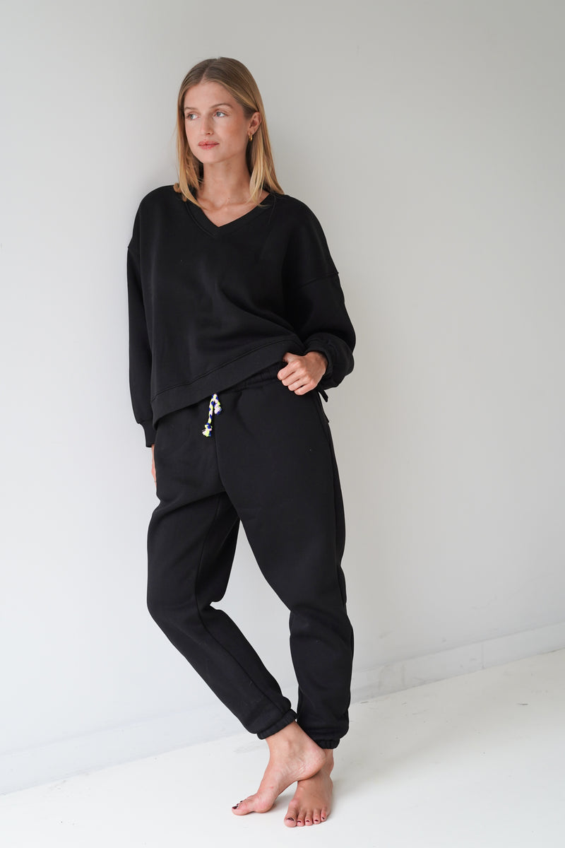Brigitte Jogging Pants Black-zoom-
