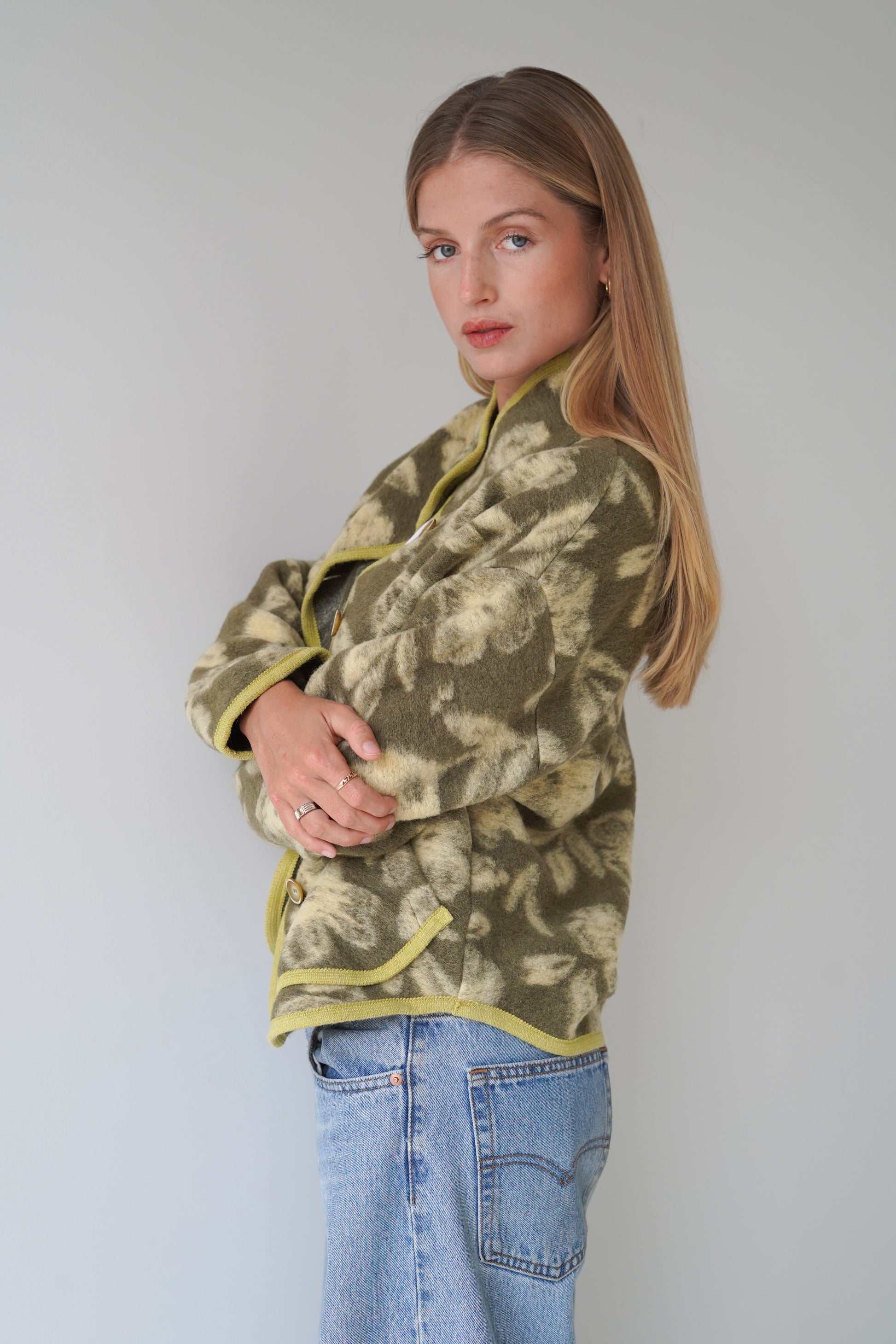 Audrey Jacket Kakhi / Yellow-5