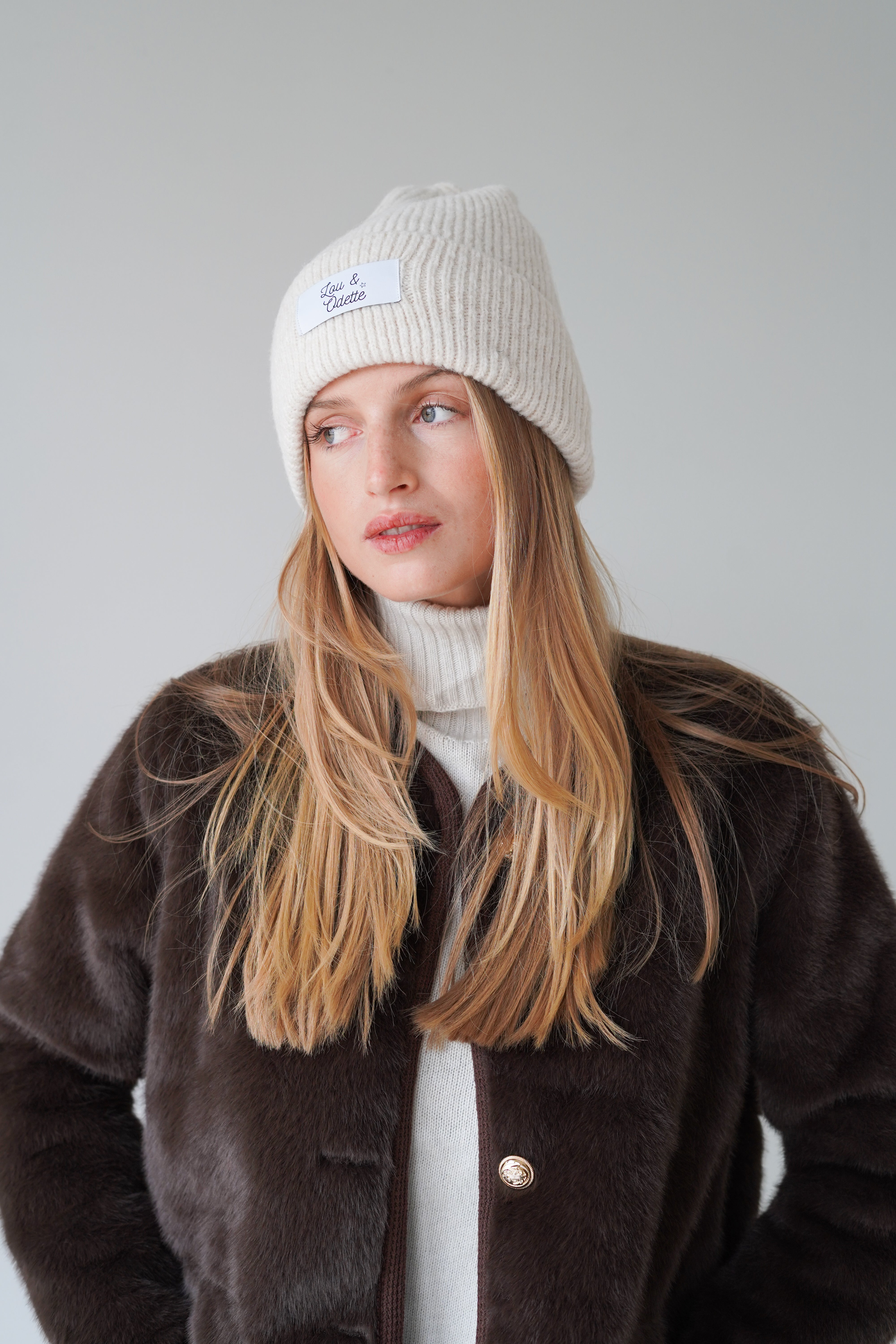Julienne Beanie Off White