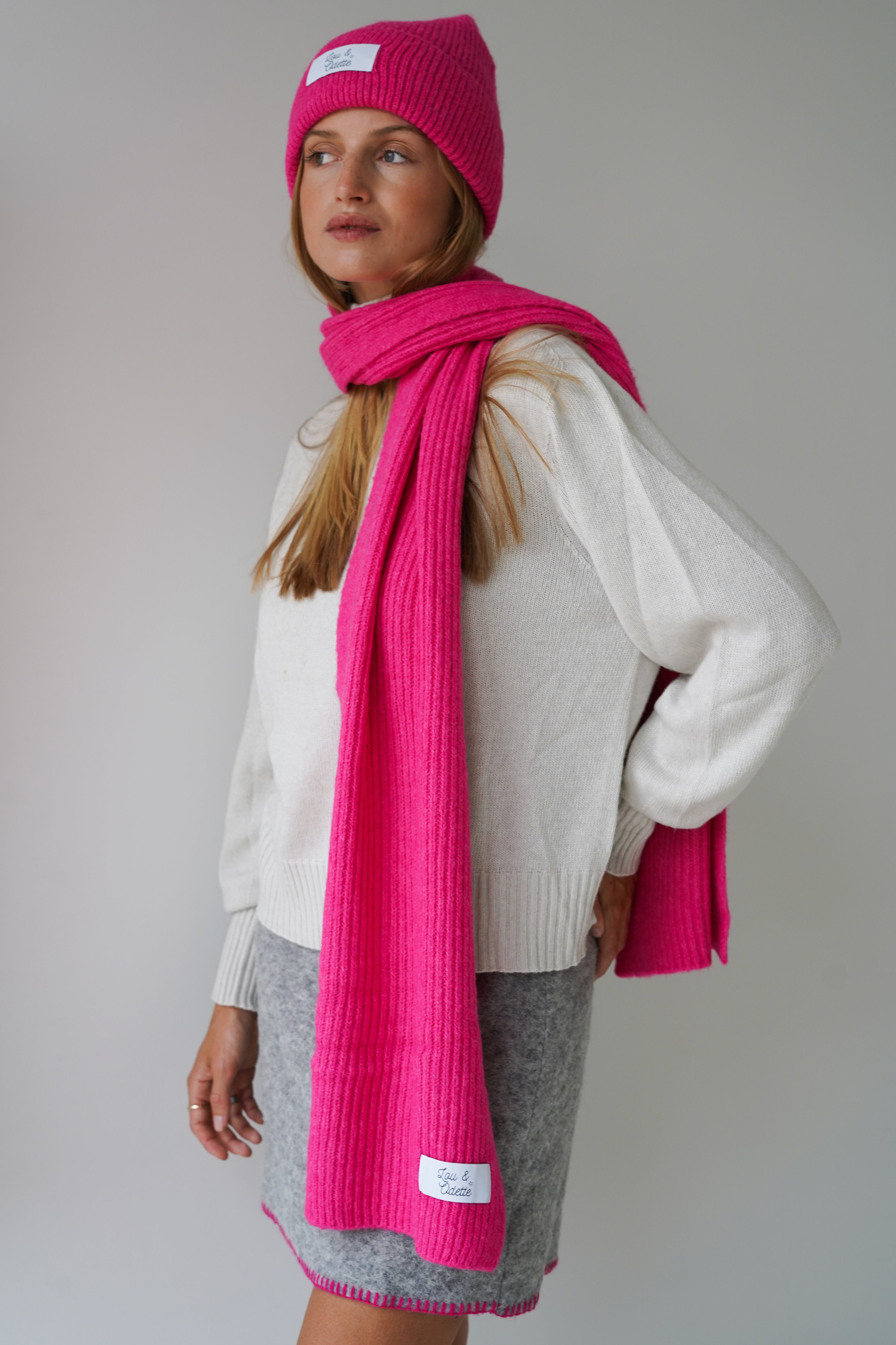 Juliette Scarf Candy Pink-zoom-3
