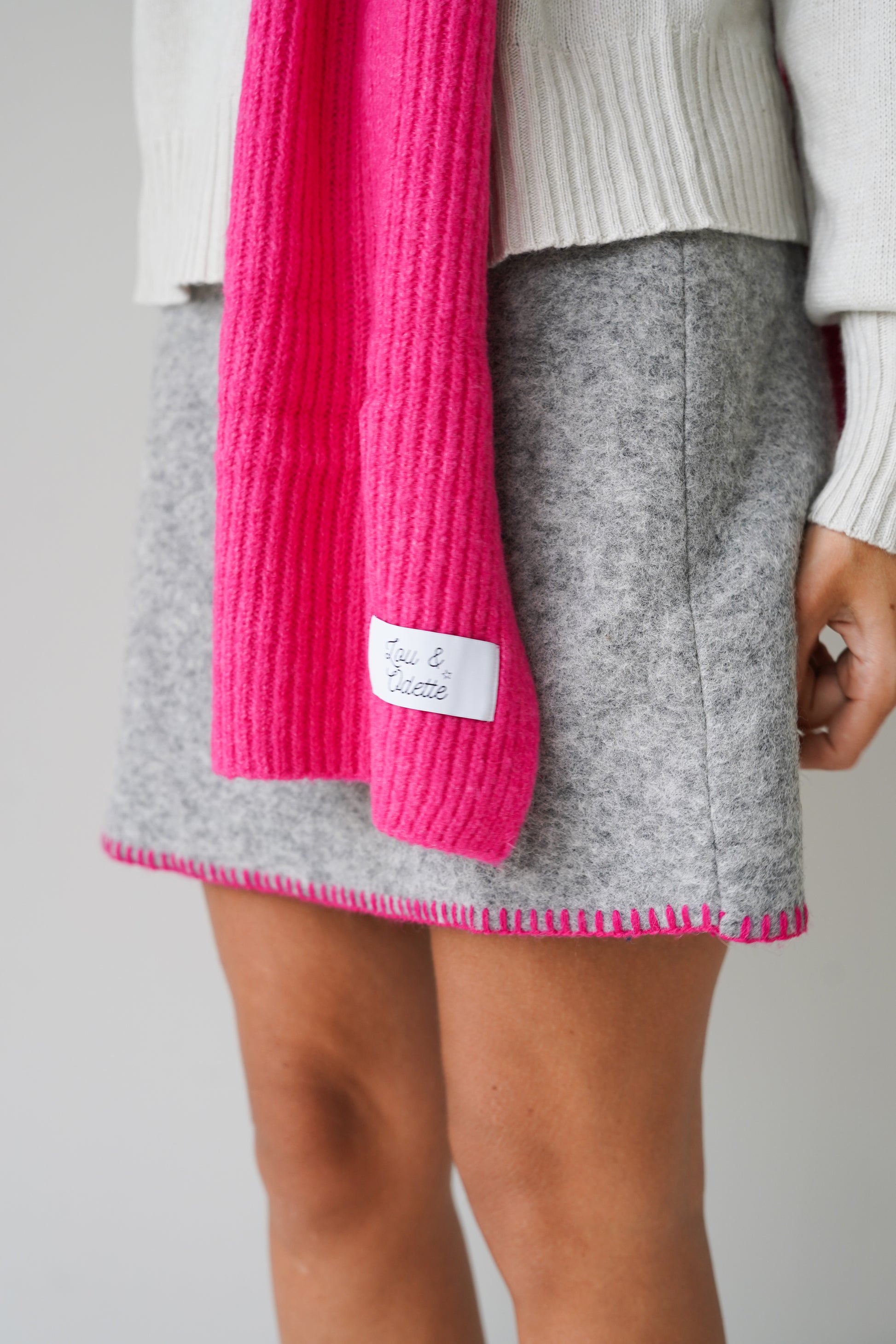 Jolien Skirt Grey-5
