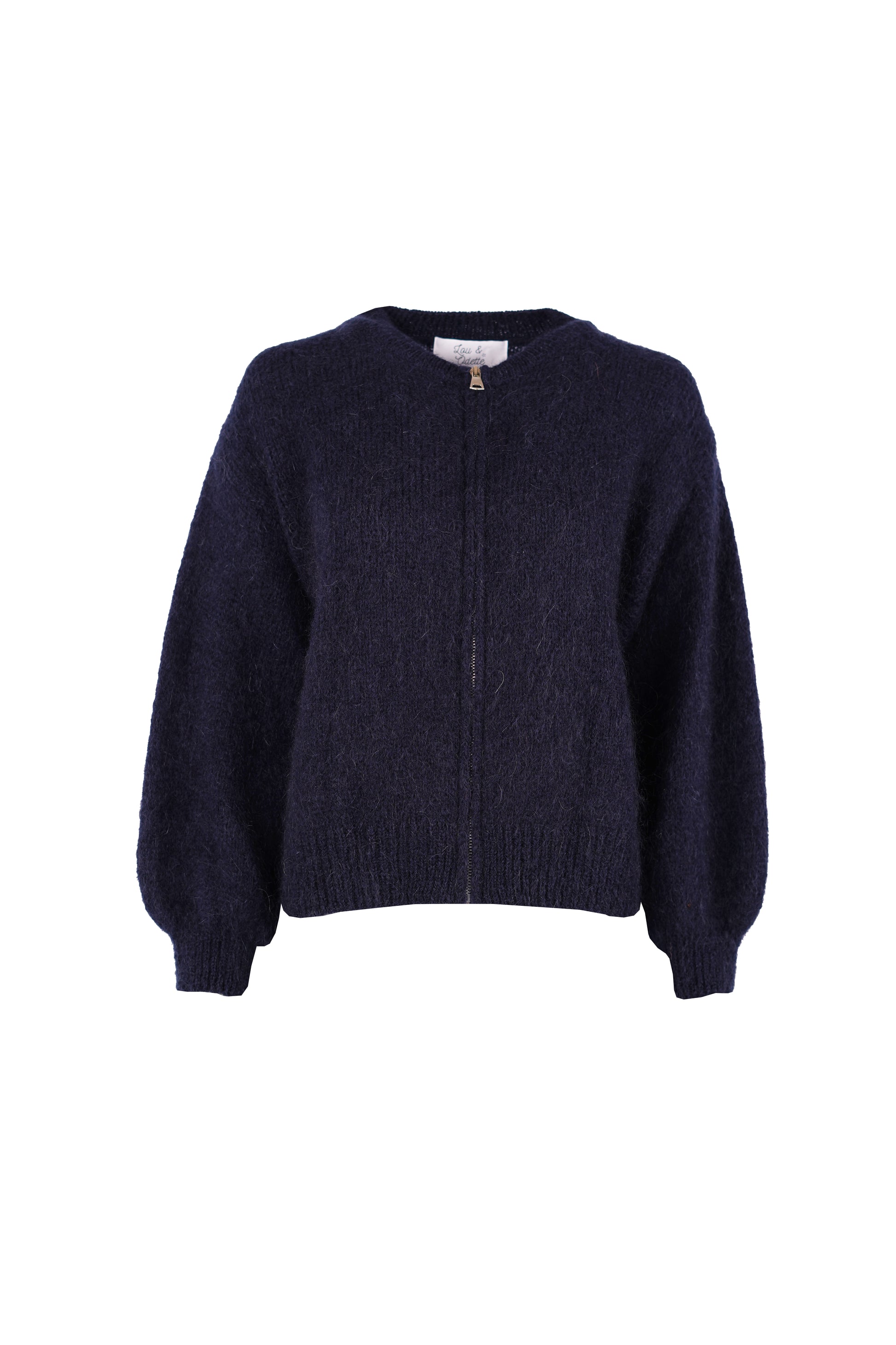 Odette Bomber With Zip Navy-5