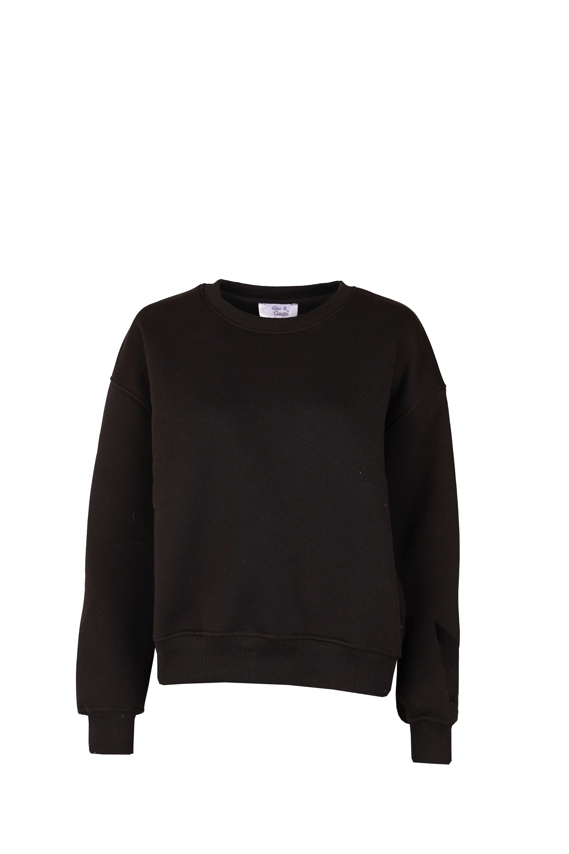 Paulina Easy Sweatshirt Black-6