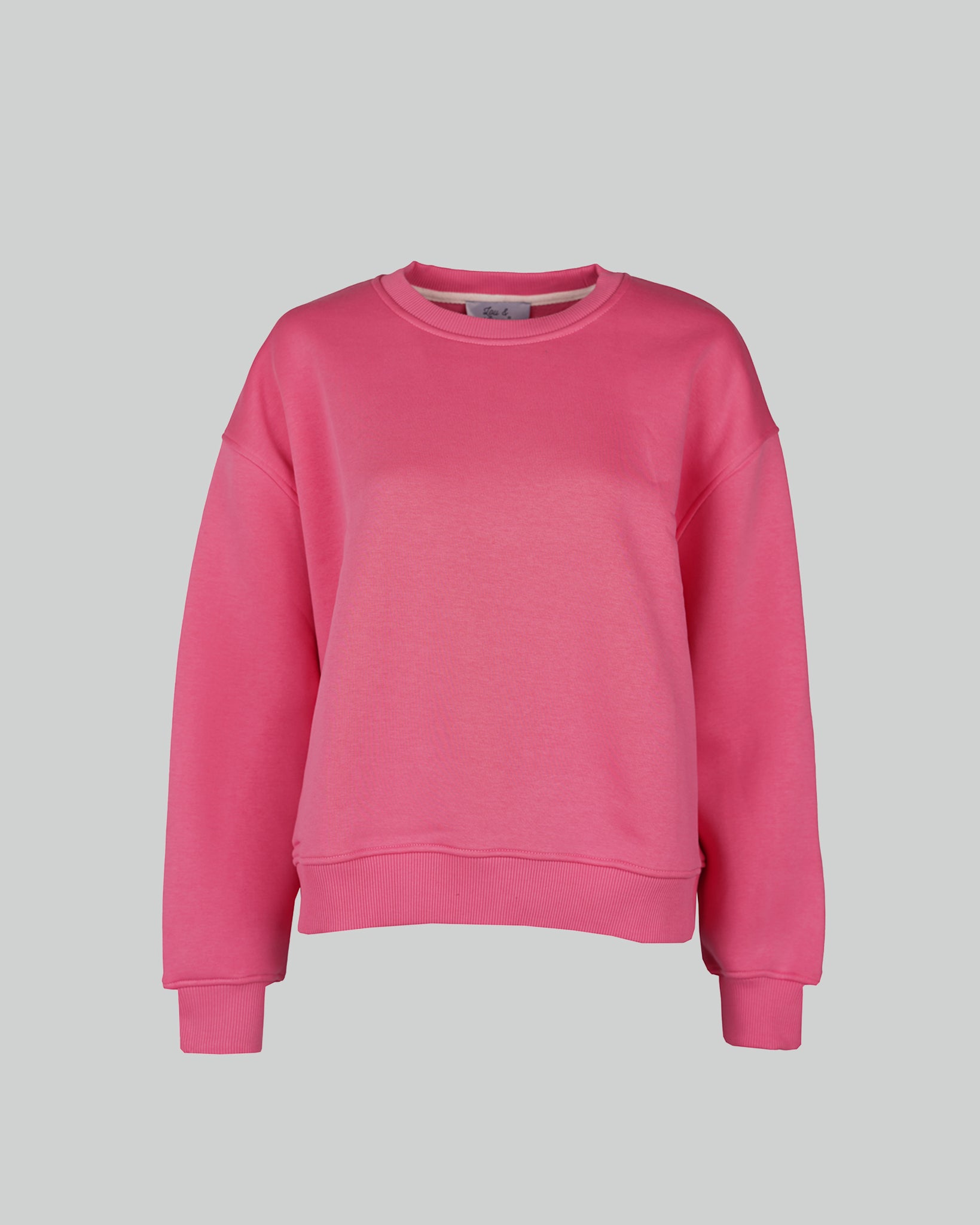 Paulina Easy Sweatshirt Candy Pink-1