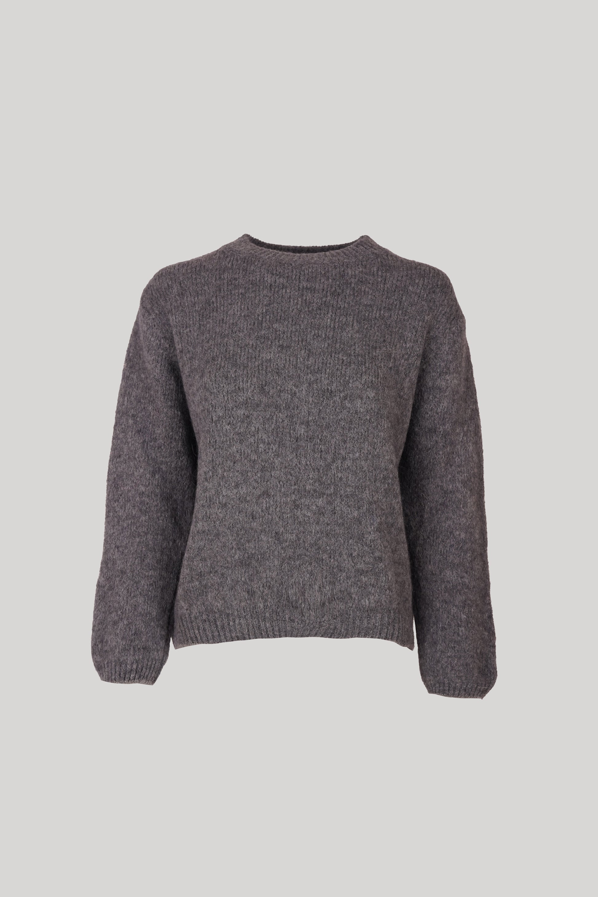 Sue Pullover Crew Neck Grey-1