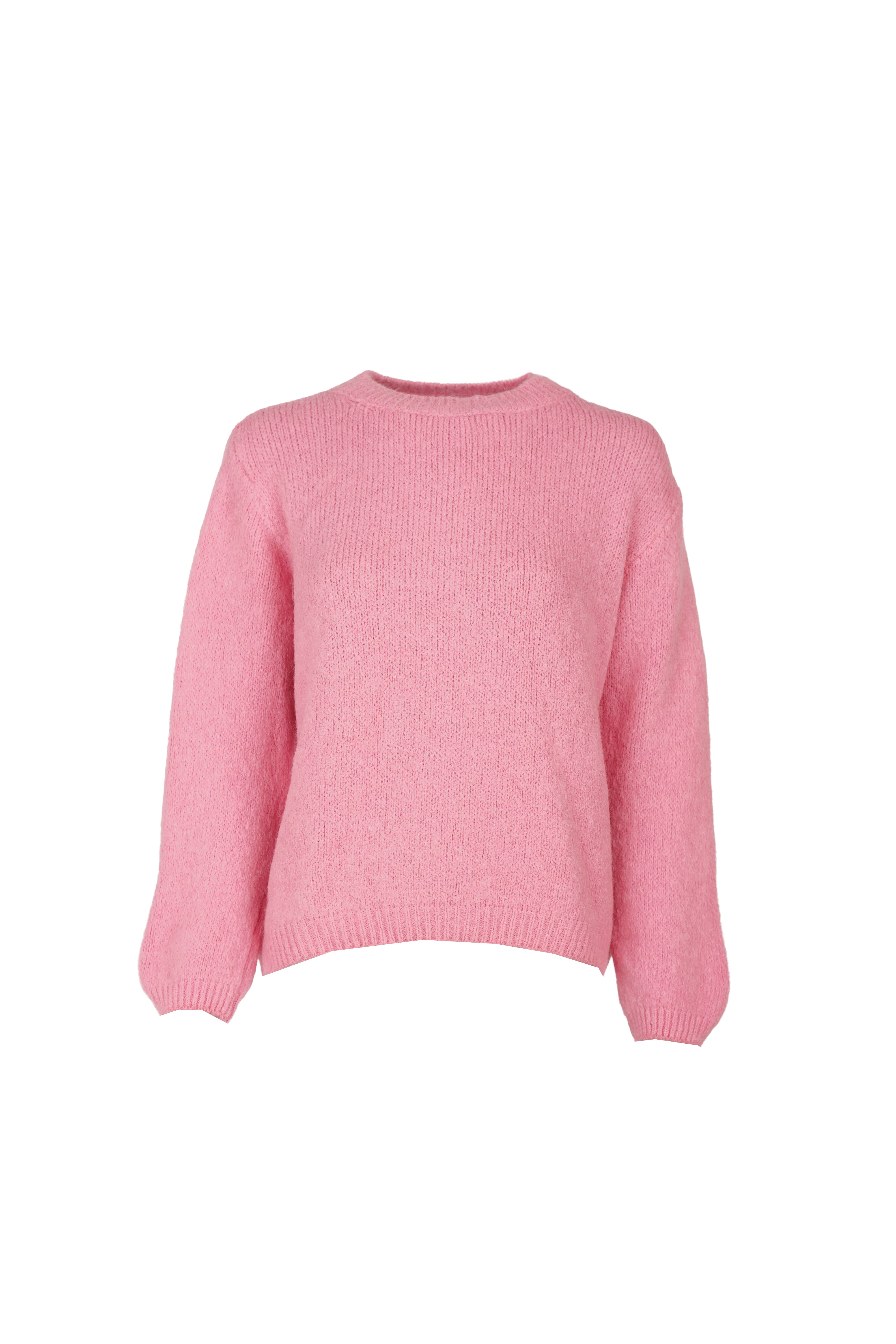Sue Pullover Crew Neck Candy Pink-zoom-3