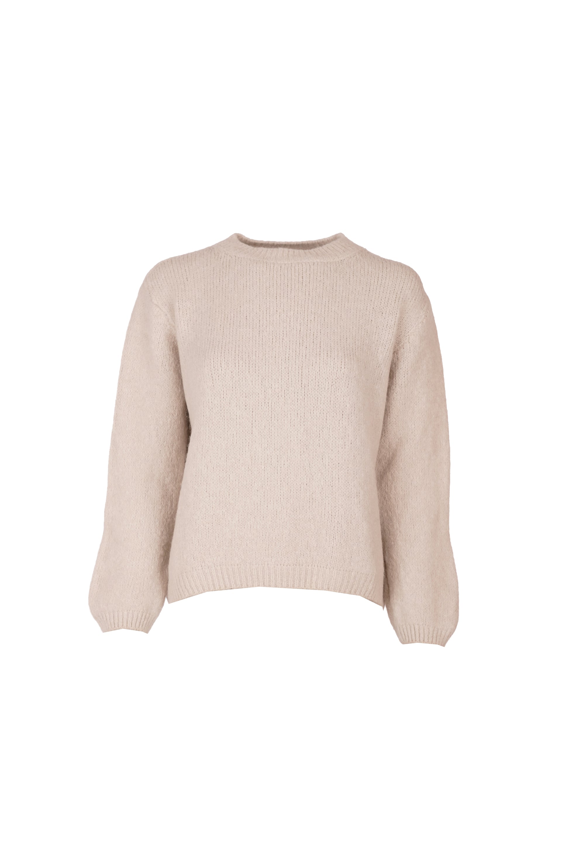 Sue Pullover Crew Neck Sand-7