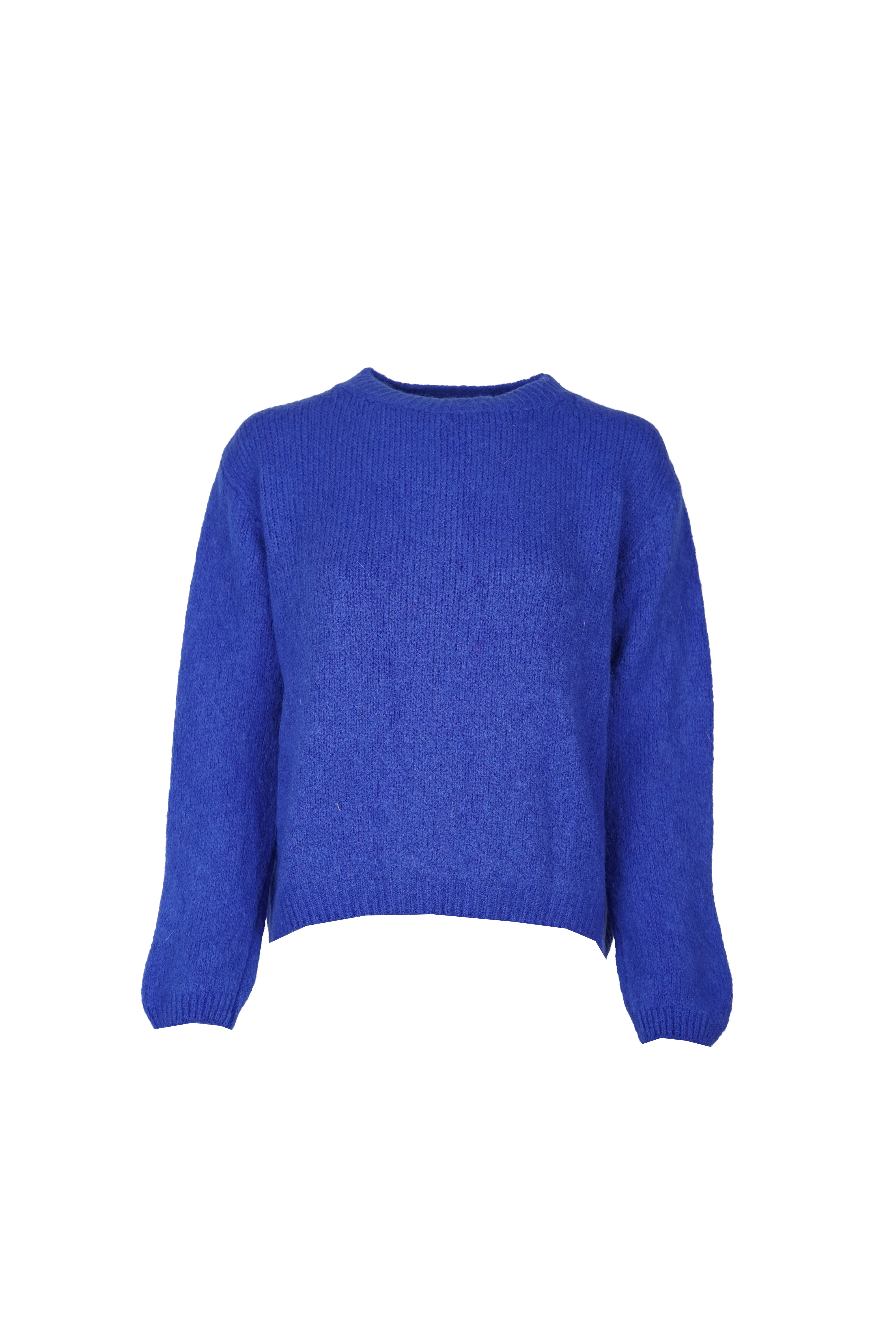 Sue Pullover Crew Neck Cobalt-zoom-8