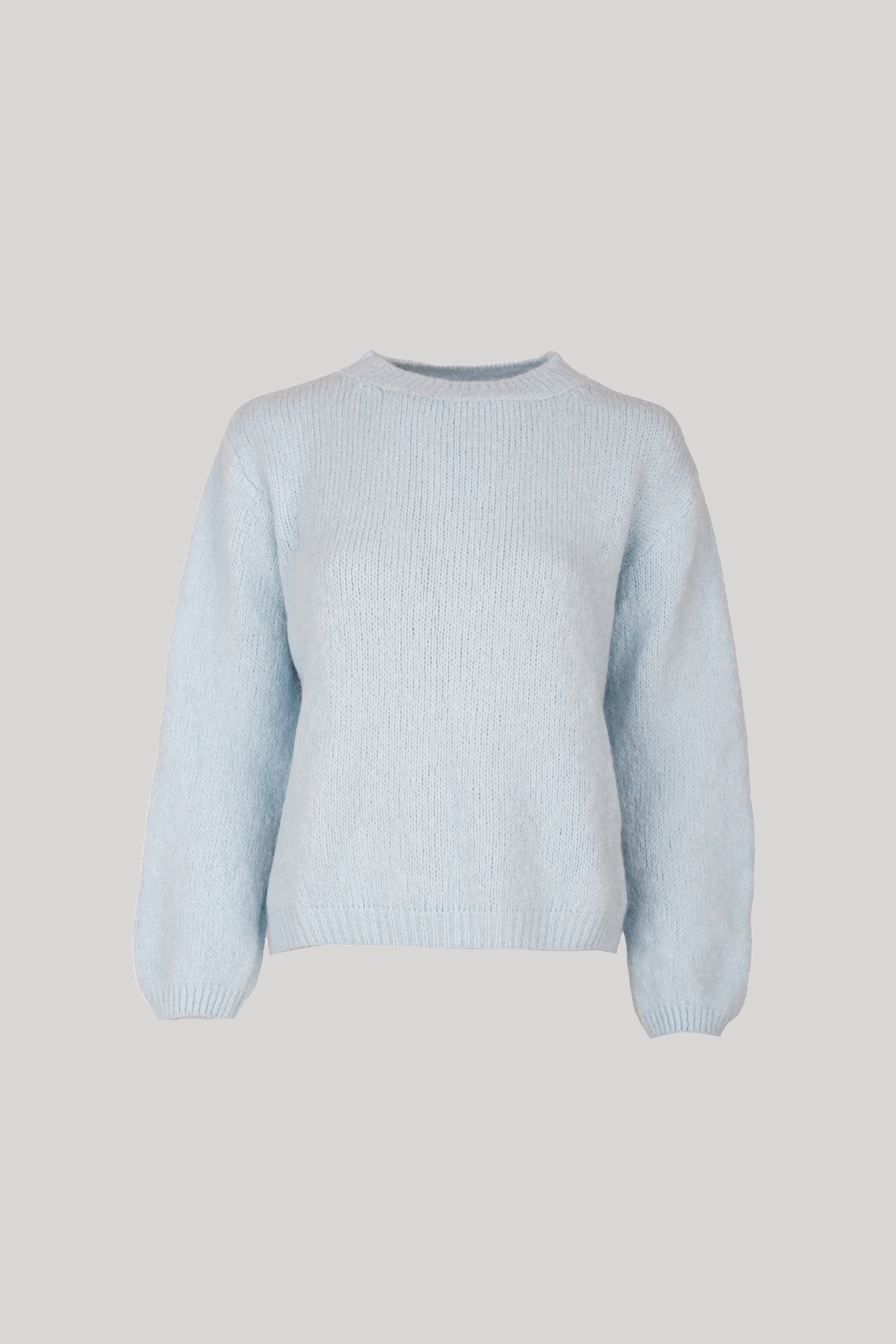 Sue Pullover Crew Neck Pastel Blue-1