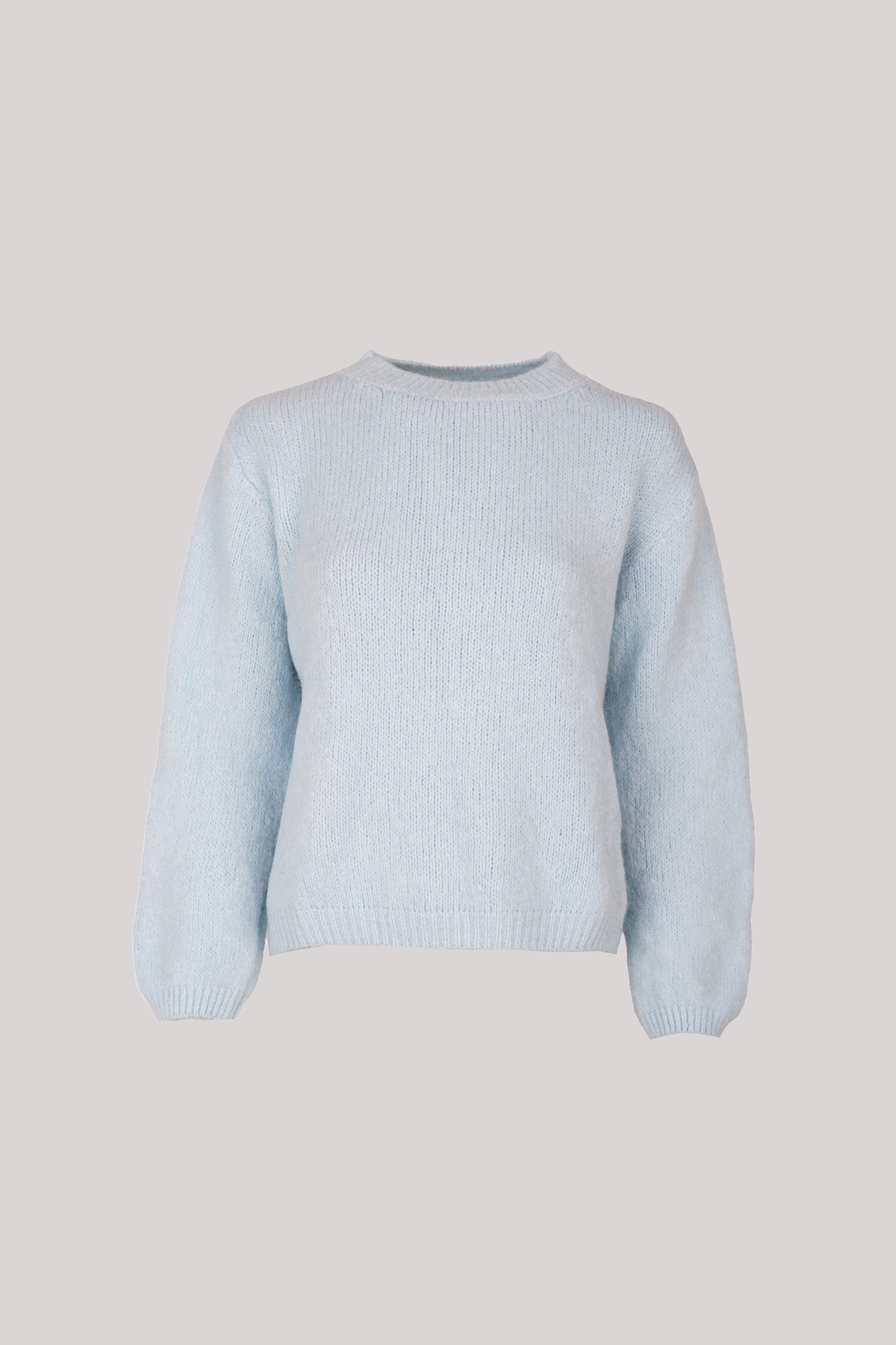 Sue Pullover Crew Neck Pastel Blue-zoom-1