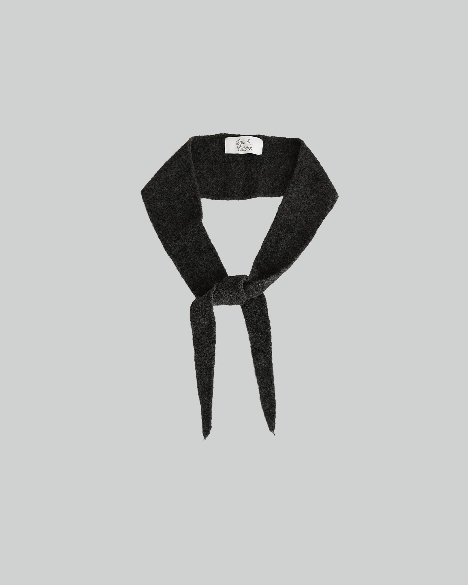 Louise Scarf Dark Grey-zoom-1