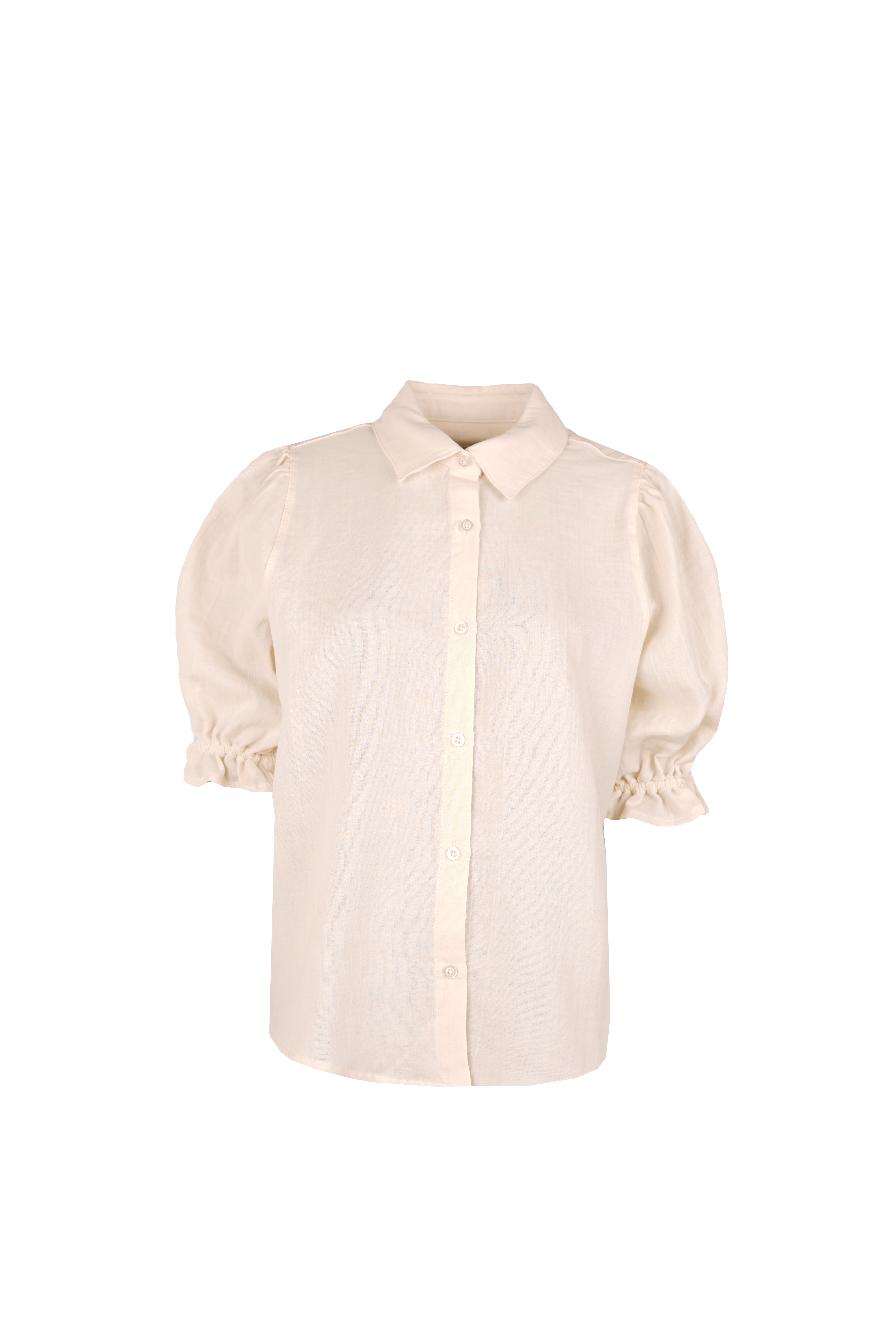 Sophie Blouse Puff Sleeve Tetra Off White-zoom-5