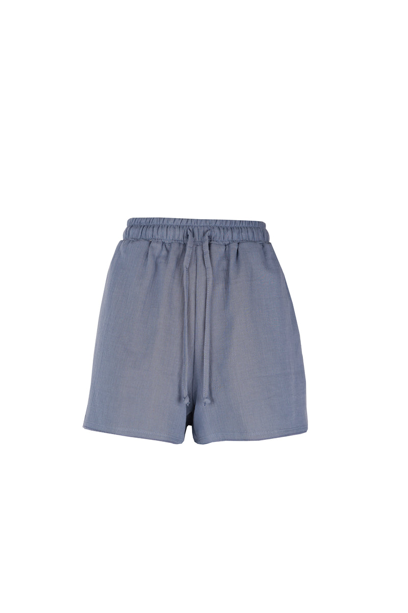 Tess Tetra Shorts Jeans Blue-zoom-