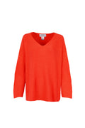 Laura V-Neck Pull Coral
