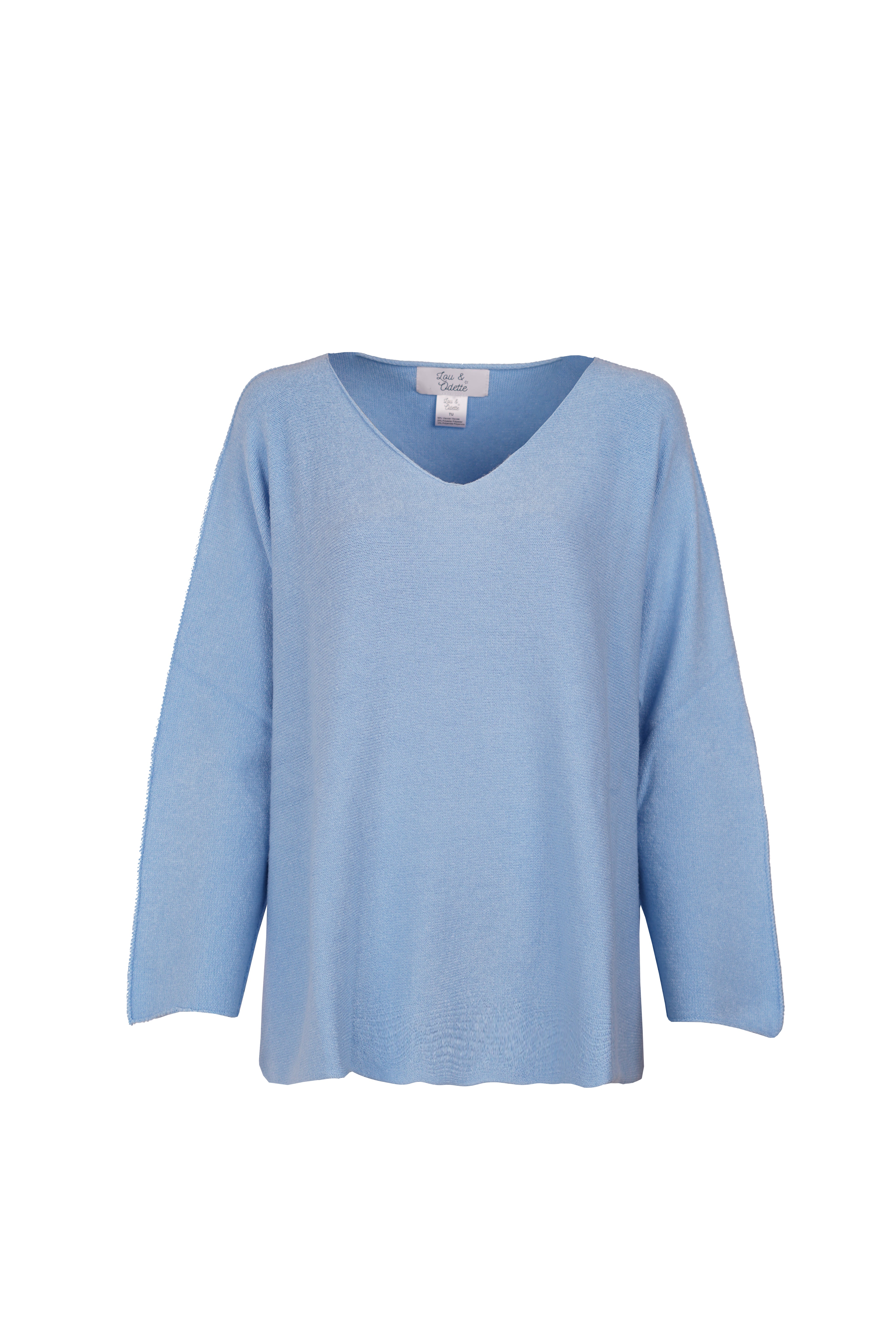 Laura V-Neck Pull Jeans-zoom-5