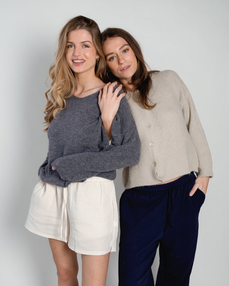 Tess Tetra Shorts Off White-zoom-
