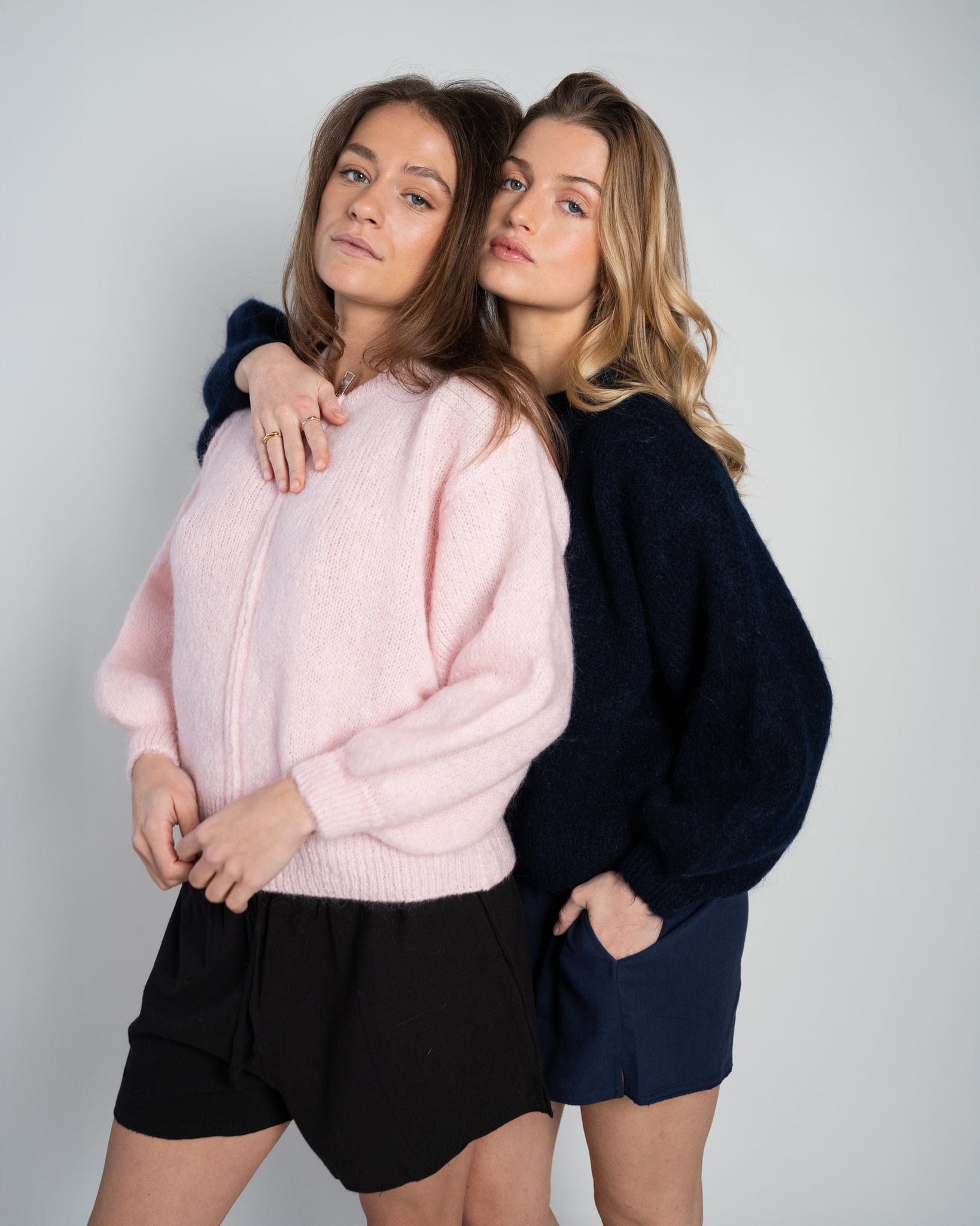 Odette Bomber With Zip Pastel Pink-2